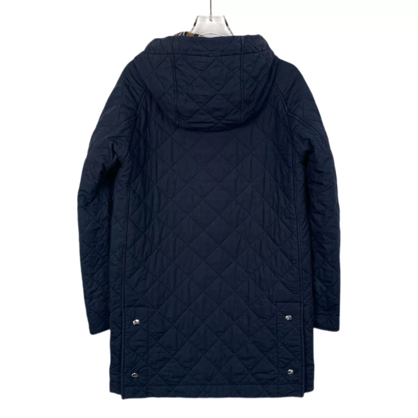 Burberry Burberry Quilted Blue Down Jacket XS Women Size XS / US 0-2 / IT 36-38 - 2 Thumbnail