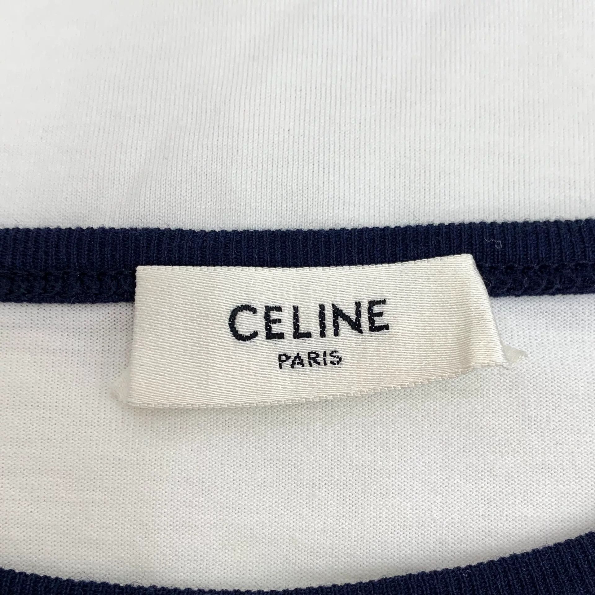 Celine Celine Retro Printed White T-Shirt S Women Size S / US 4 / IT 40 - 6 Thumbnail