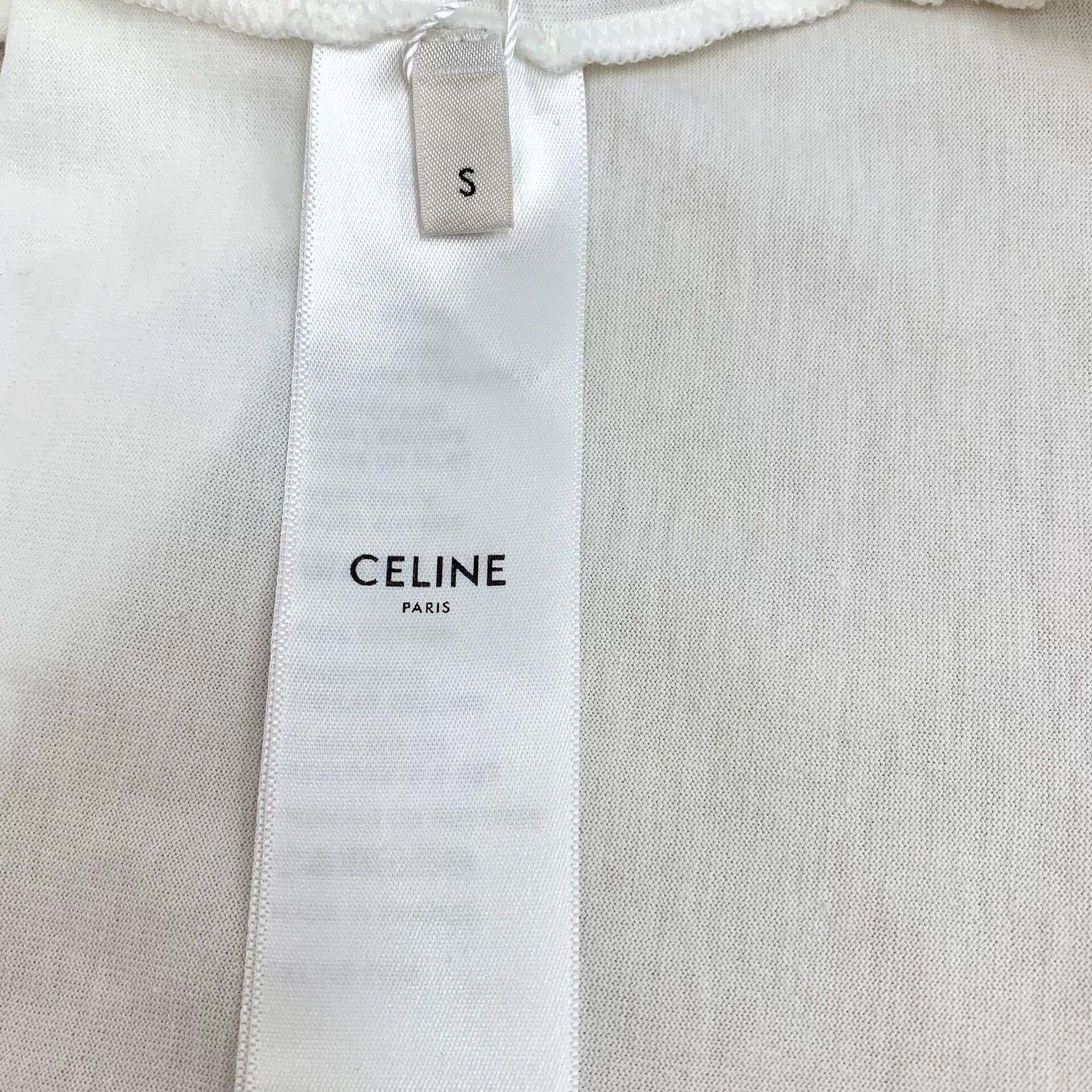 Celine Celine Retro Printed White T-Shirt S Women Size S / US 4 / IT 40 - 7 Thumbnail