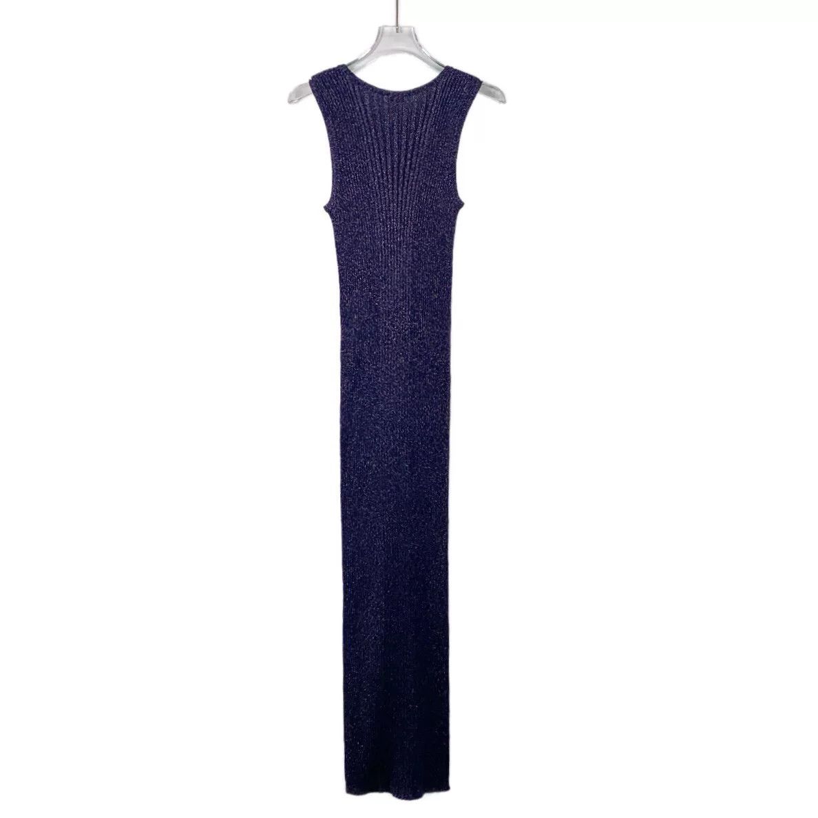 Celine Celine Retro Embroidered Blue Dress S Women Size S / US 4 / IT 40 - 2 Thumbnail