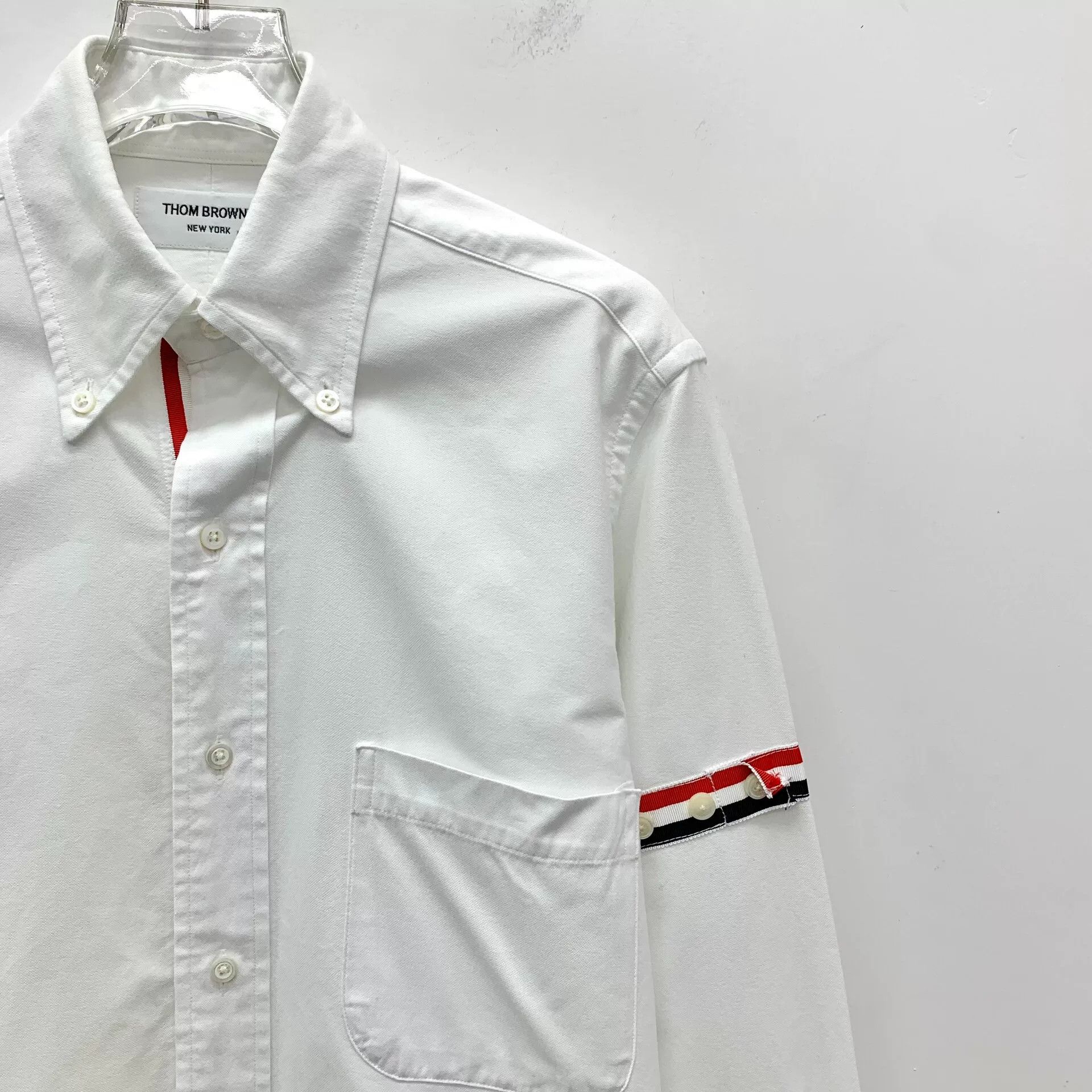Thom Browne Thom Browne Striped Brown Shirt XS Men Size US XS / EU 42 / 0 - 3 Thumbnail