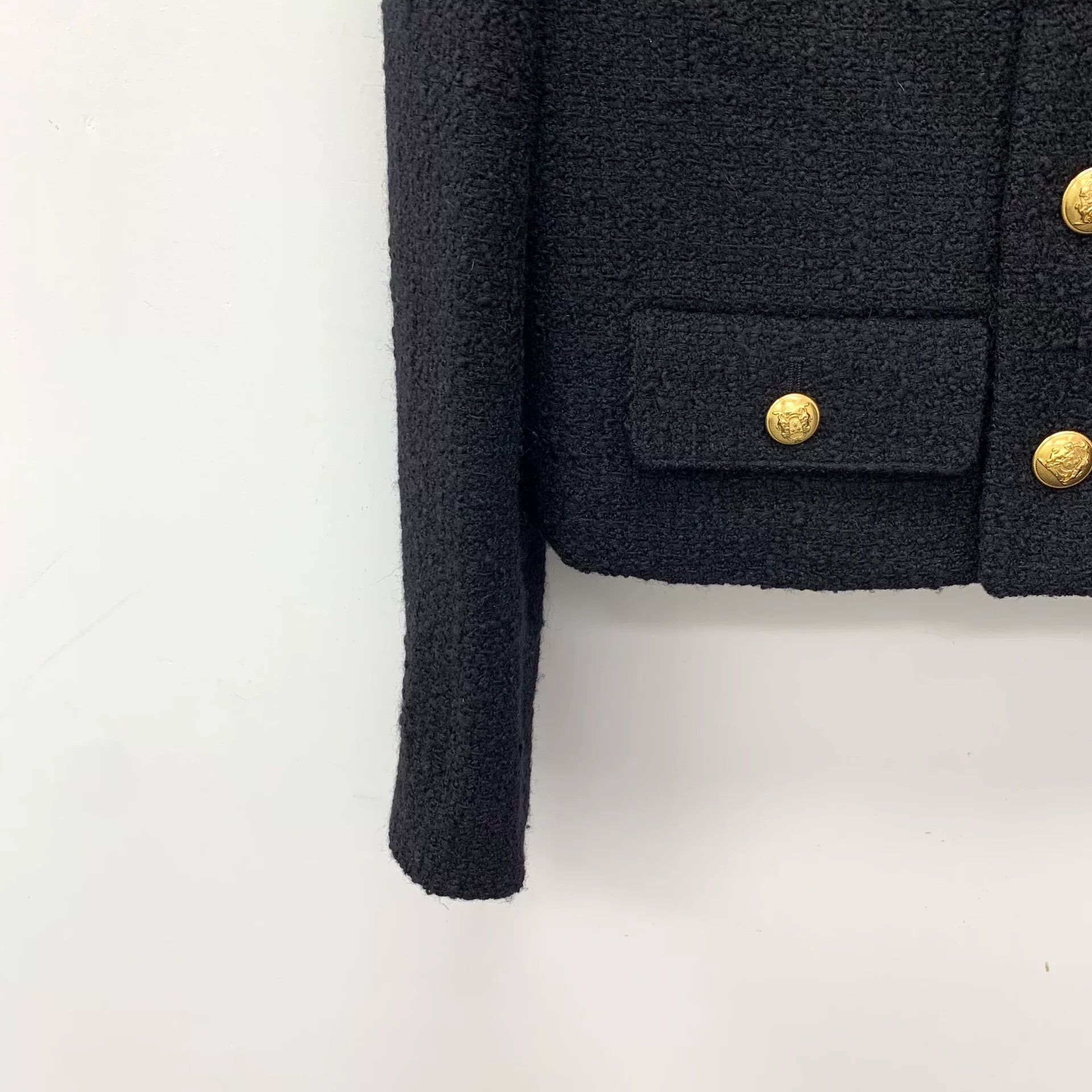 Celine Celine Wool Black Coat XS Women Size XS / US 0-2 / IT 36-38 - 4 Thumbnail