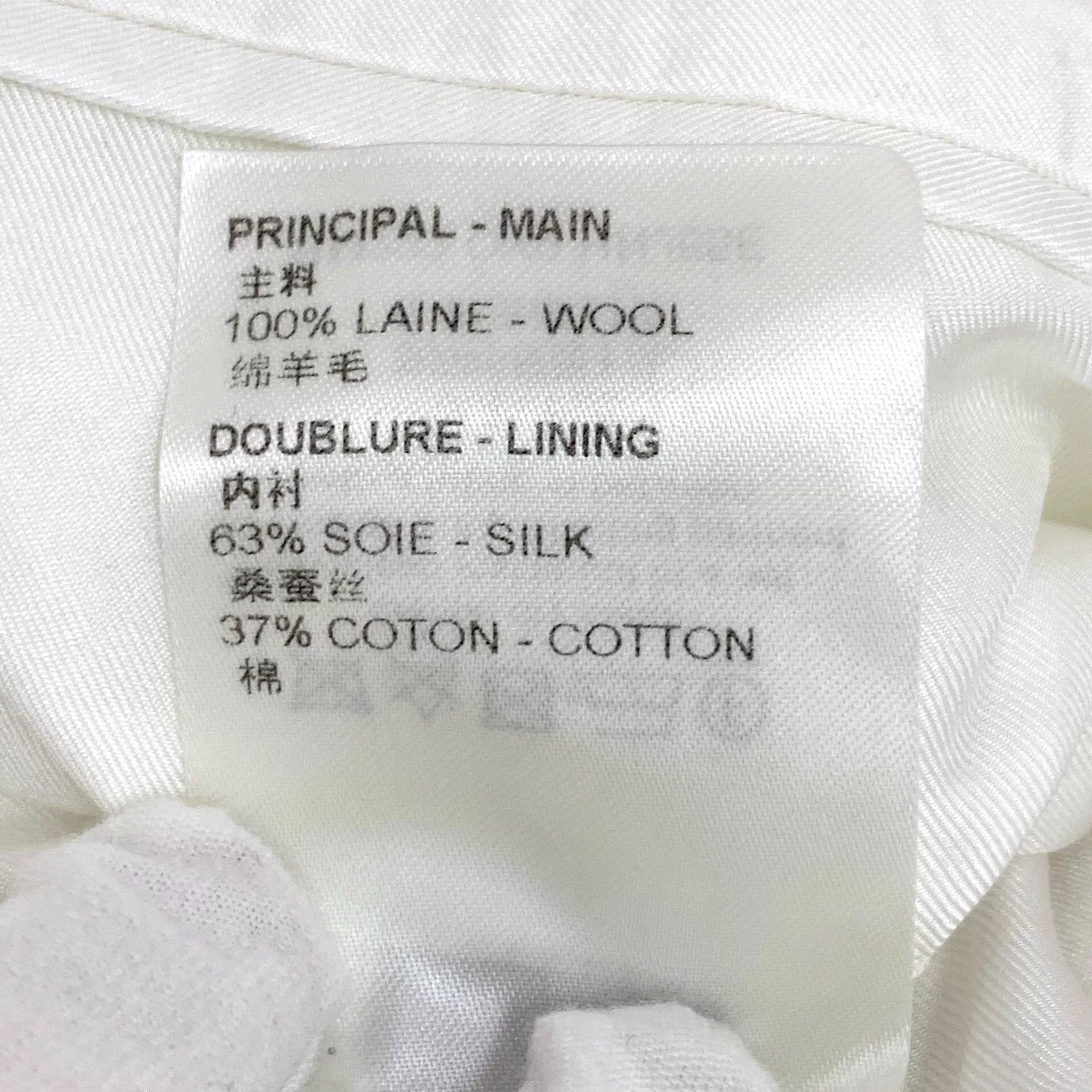 Louis Vuitton Louis Vuitton White Suit XL Men Size 40R - 8 Thumbnail