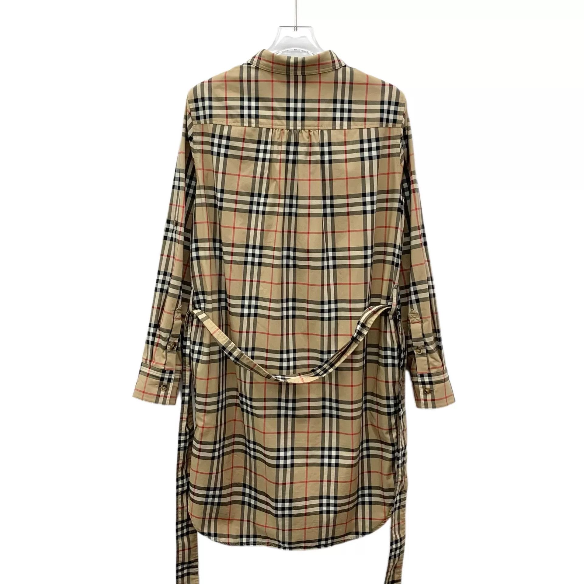 Burberry Burberry Cotton Plaid Brown Dress S Women Size S / US 4 / IT 40 - 2 Thumbnail