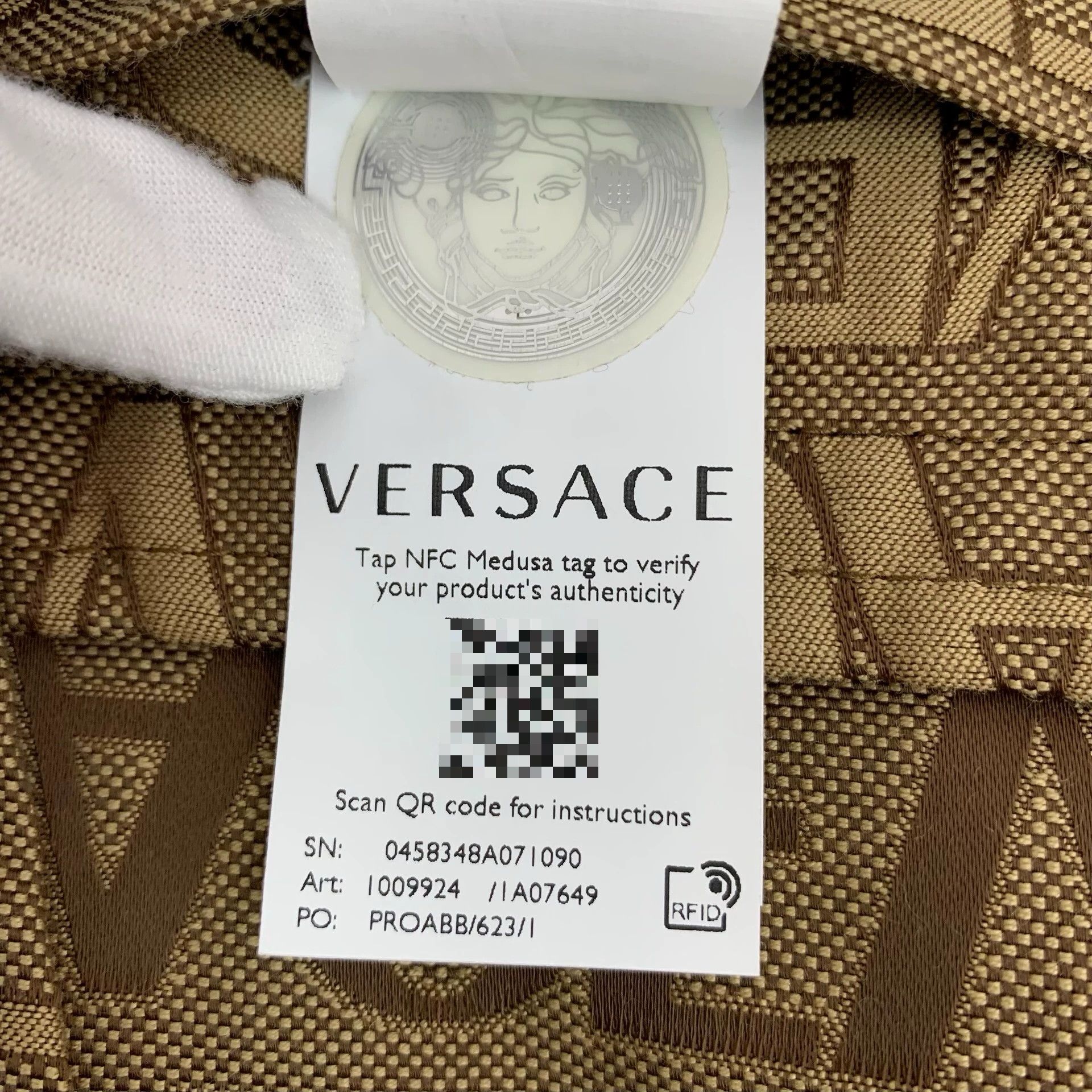 Versace Versace Retro Brown Light Jacket XL Men Size US XL / EU 56 / 4 - 7 Thumbnail
