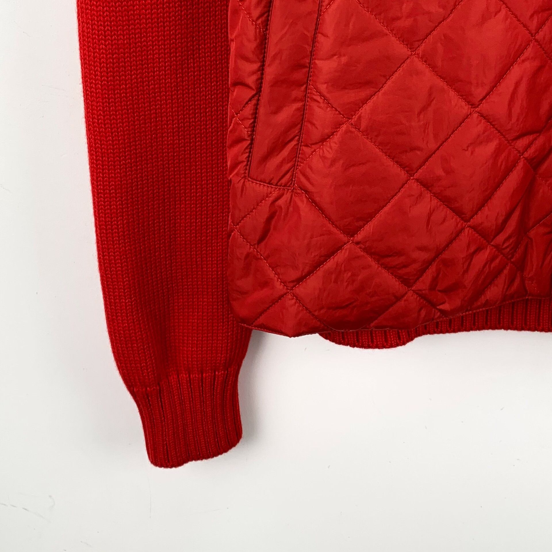 Prada Prada Wool Plaid Red Sweater L Women Size L / US 10 / IT 46 - 4 Thumbnail