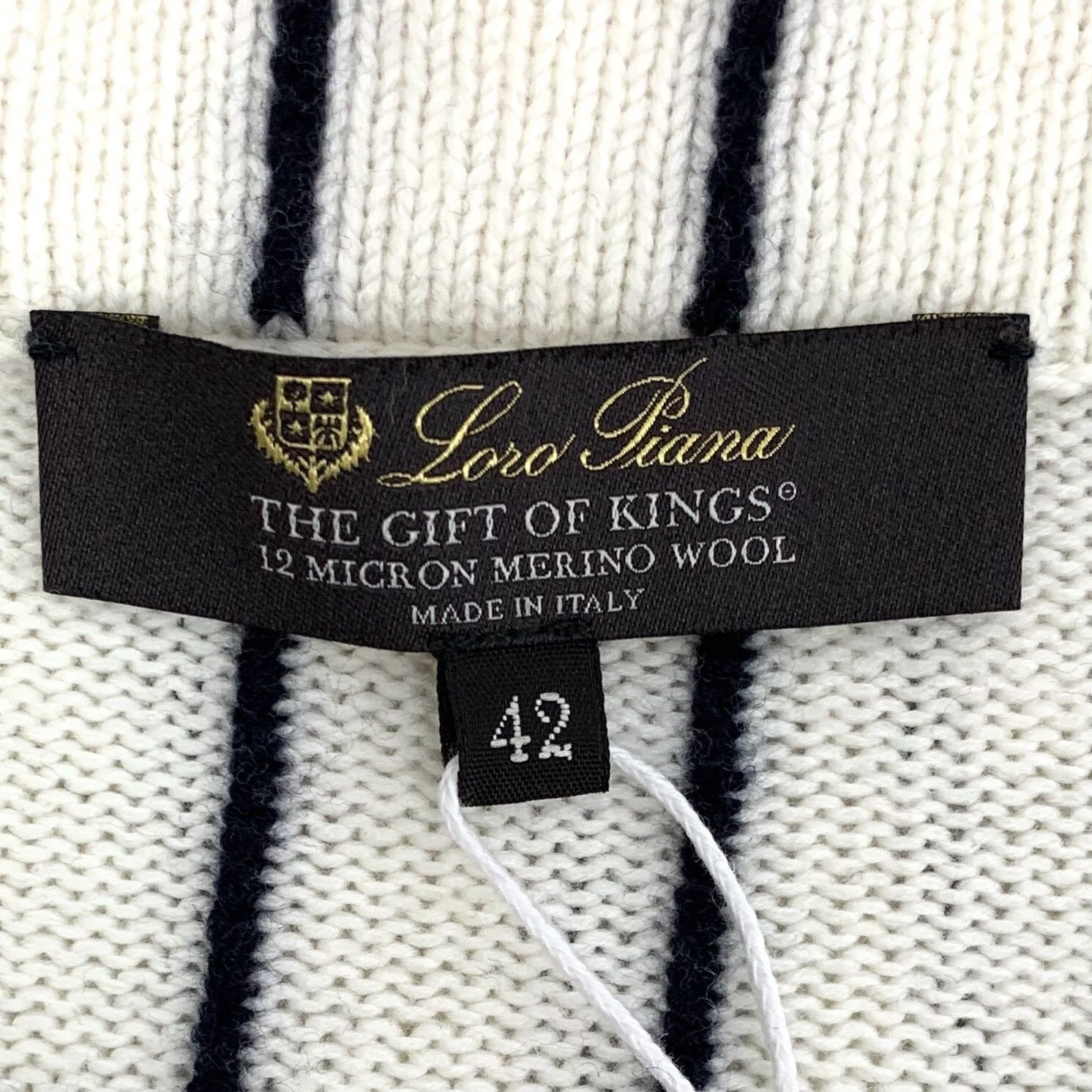 Loro Piana Loro Piana Wool Striped Multi Sweater 42 Women Size M / US 6-8 / IT 42-44 - 5 Thumbnail