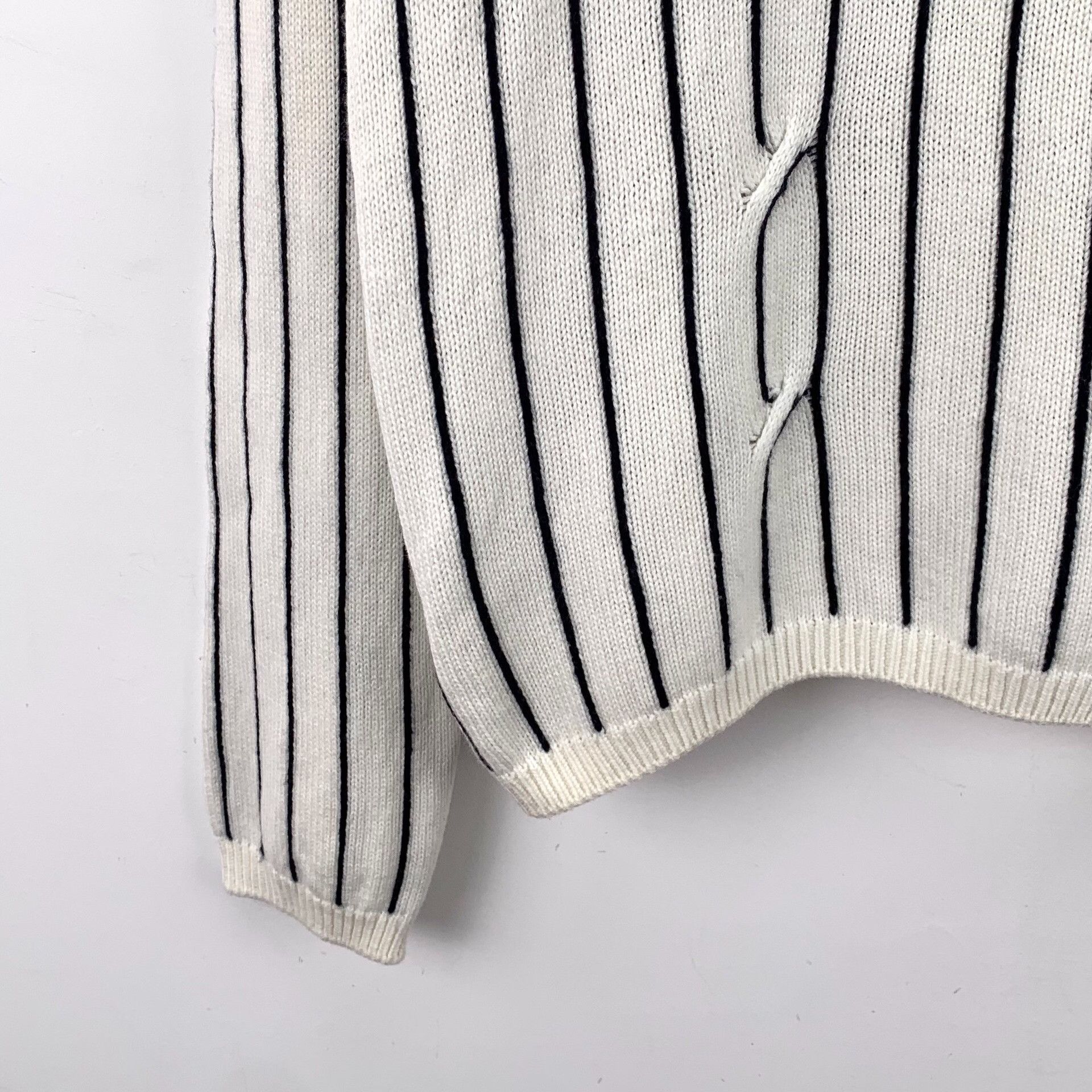 Loro Piana Loro Piana Wool Striped Multi Sweater 42 Women Size M / US 6-8 / IT 42-44 - 4 Thumbnail