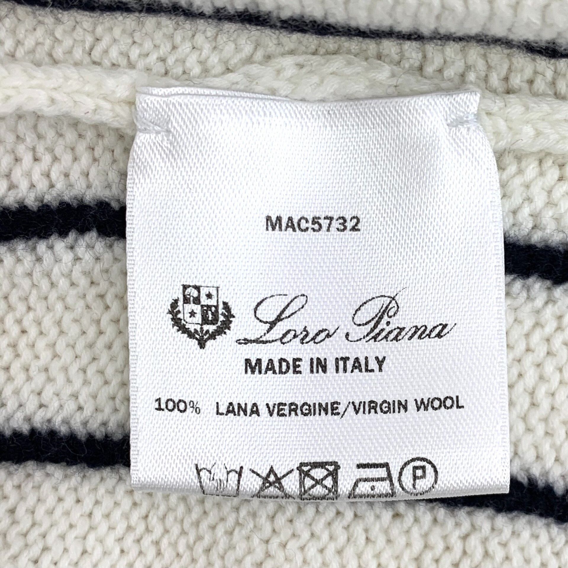 Loro Piana Loro Piana Wool Striped Multi Sweater 42 Women Size M / US 6-8 / IT 42-44 - 6 Thumbnail