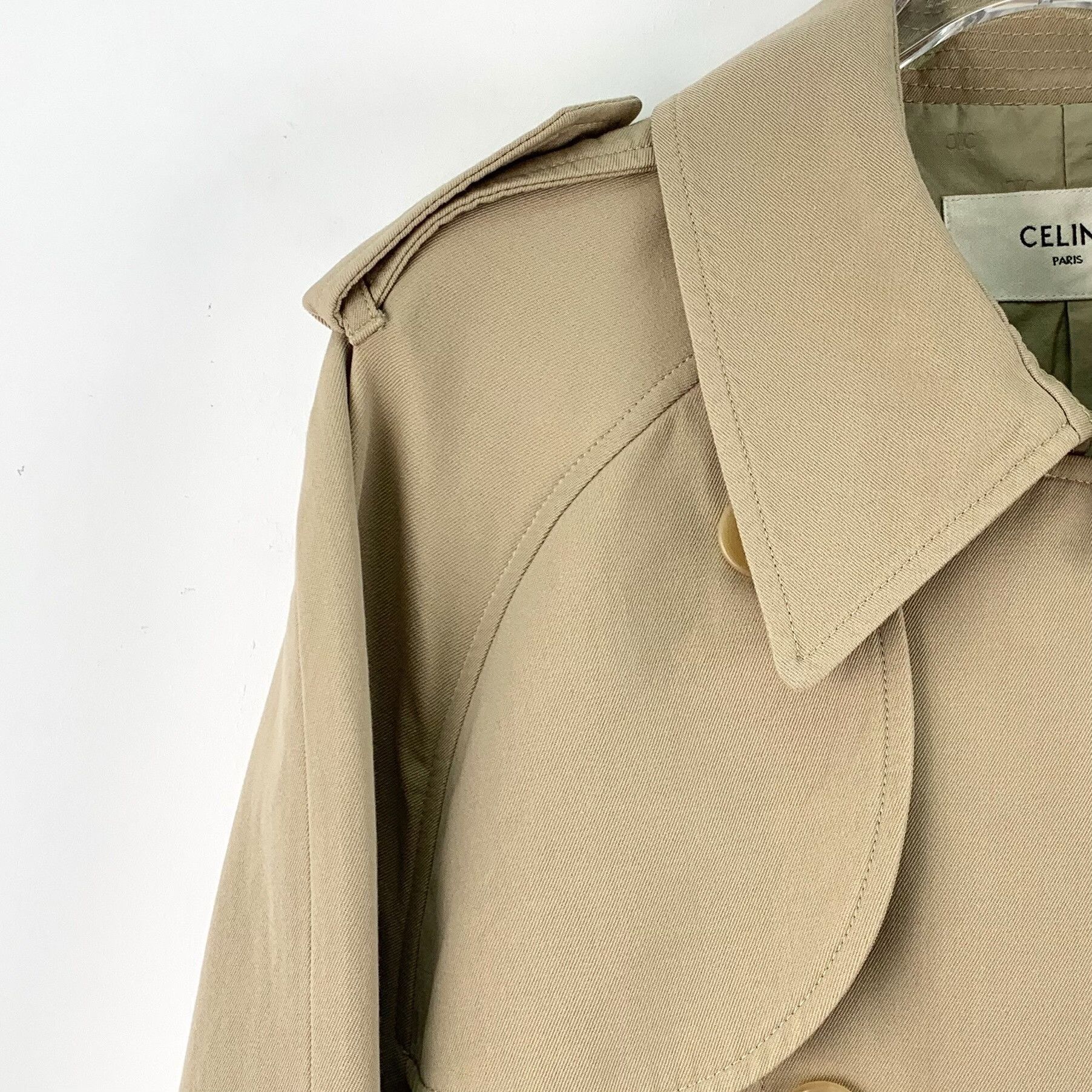 Celine Celine Wool Brown Coat M Women Size M / US 6-8 / IT 42-44 - 3 Thumbnail