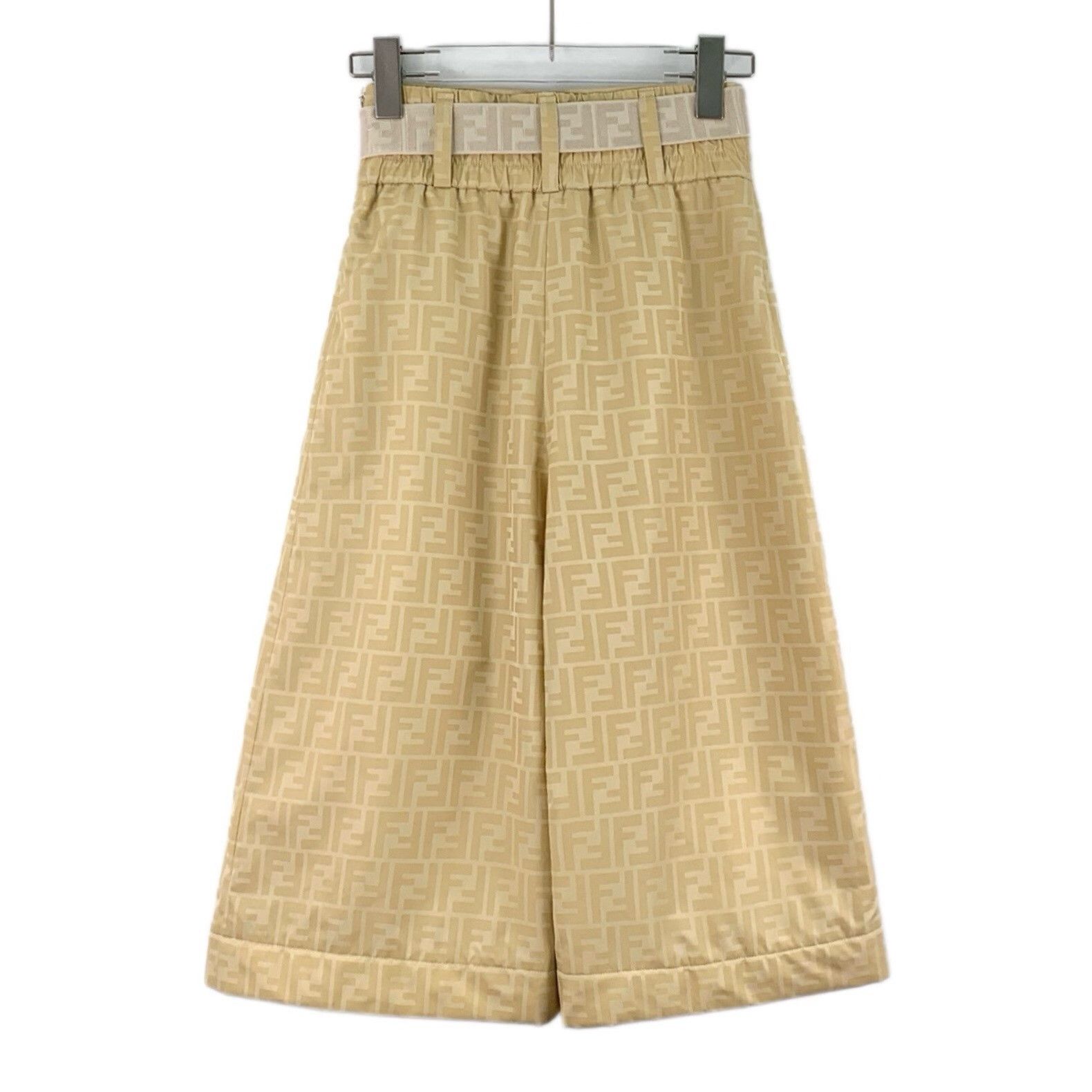 Fendi Fendi High-Waist Yellow Pants XS Women Size 24" / US 00 / IT 34 - 2 Thumbnail