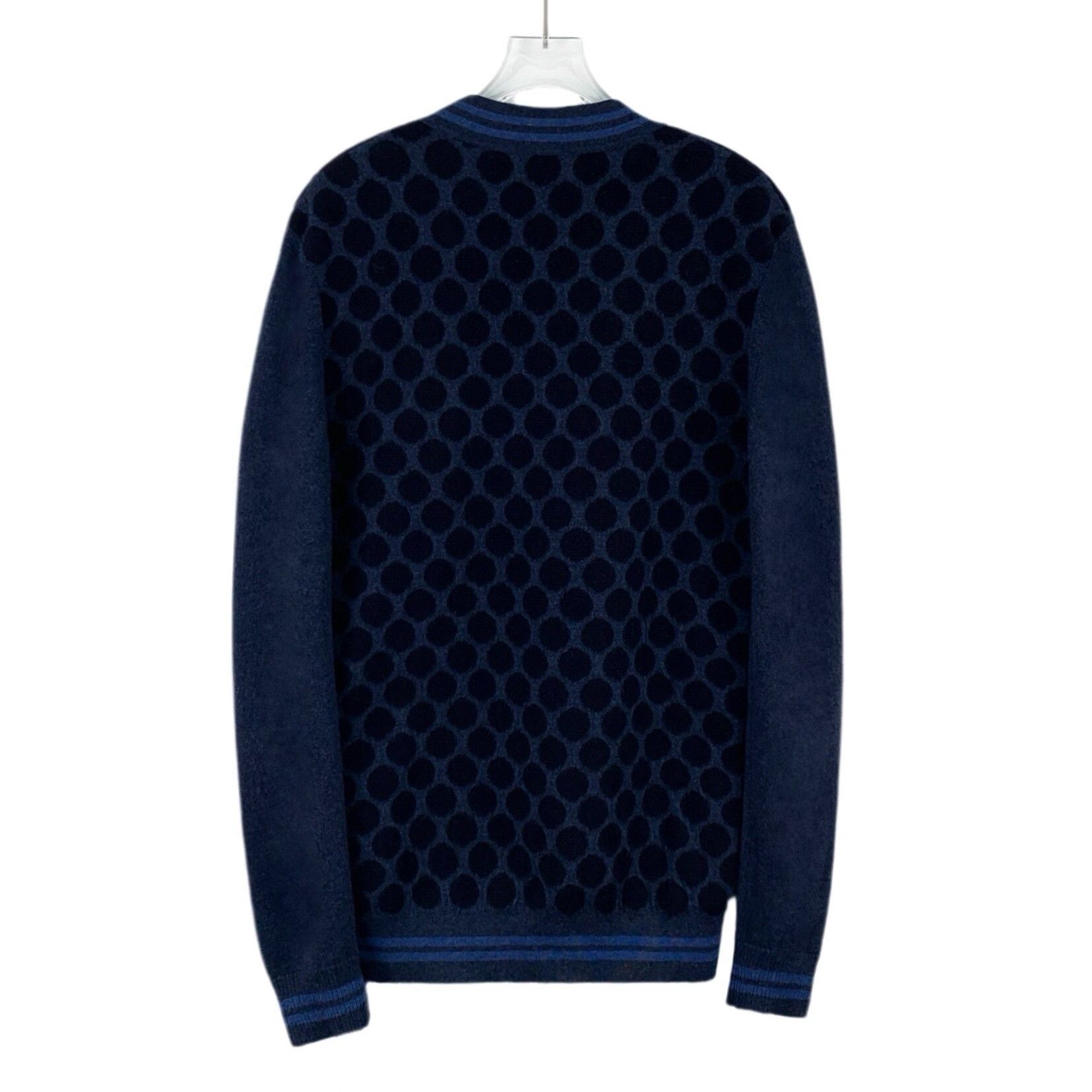 Hermes Hermes Wool Blue Sweater XS Women Size XS / US 0-2 / IT 36-38 - 2 Thumbnail