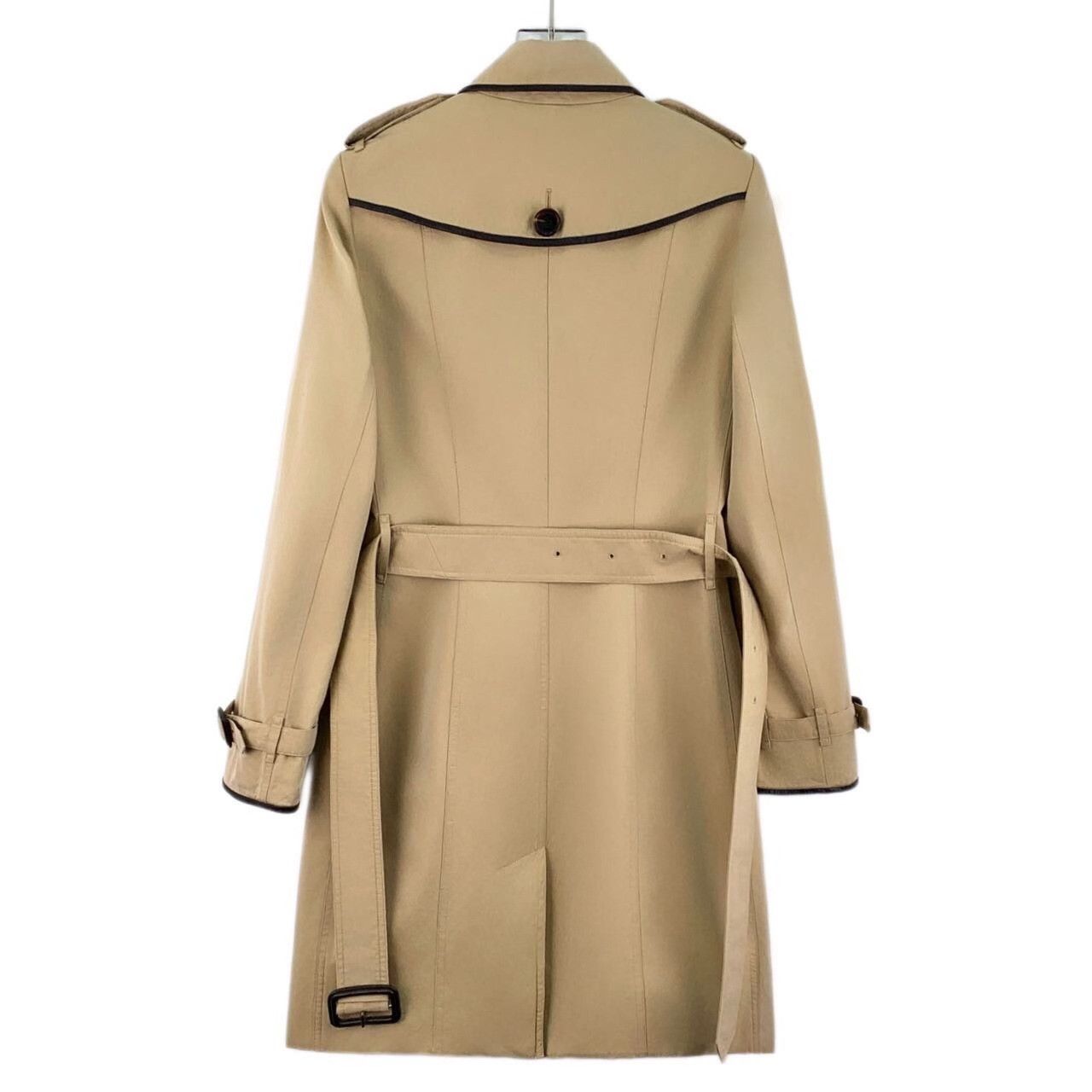 Burberry Burberry Cotton Brown Coat S Women Size S / US 4 / IT 40 - 2 Thumbnail