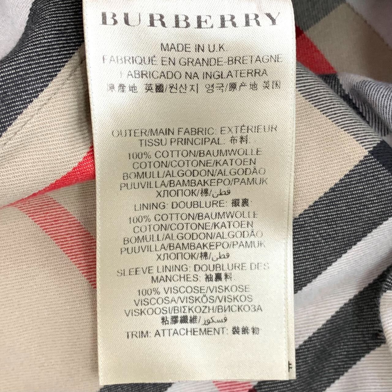 Burberry Burberry Cotton Brown Coat S Women Size S / US 4 / IT 40 - 6 Thumbnail