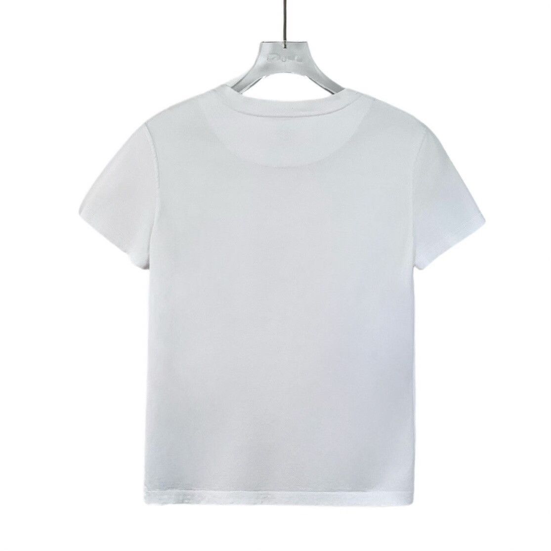 Hermes Hermes Cotton Embroidered White T-Shirt M Women Size M / US 6-8 / IT 42-44 - 2 Thumbnail