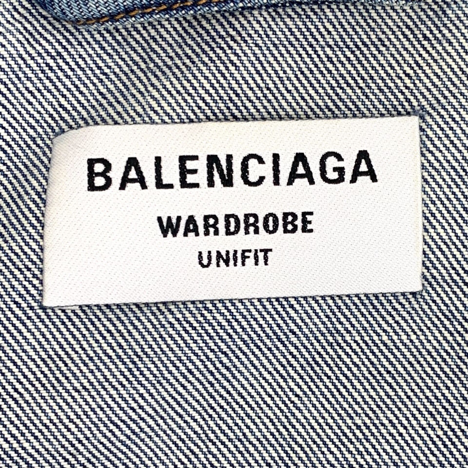 Balenciaga Balenciaga Graphic Blue Jacket L Women Size L / US 10 / IT 46 - 7 Thumbnail