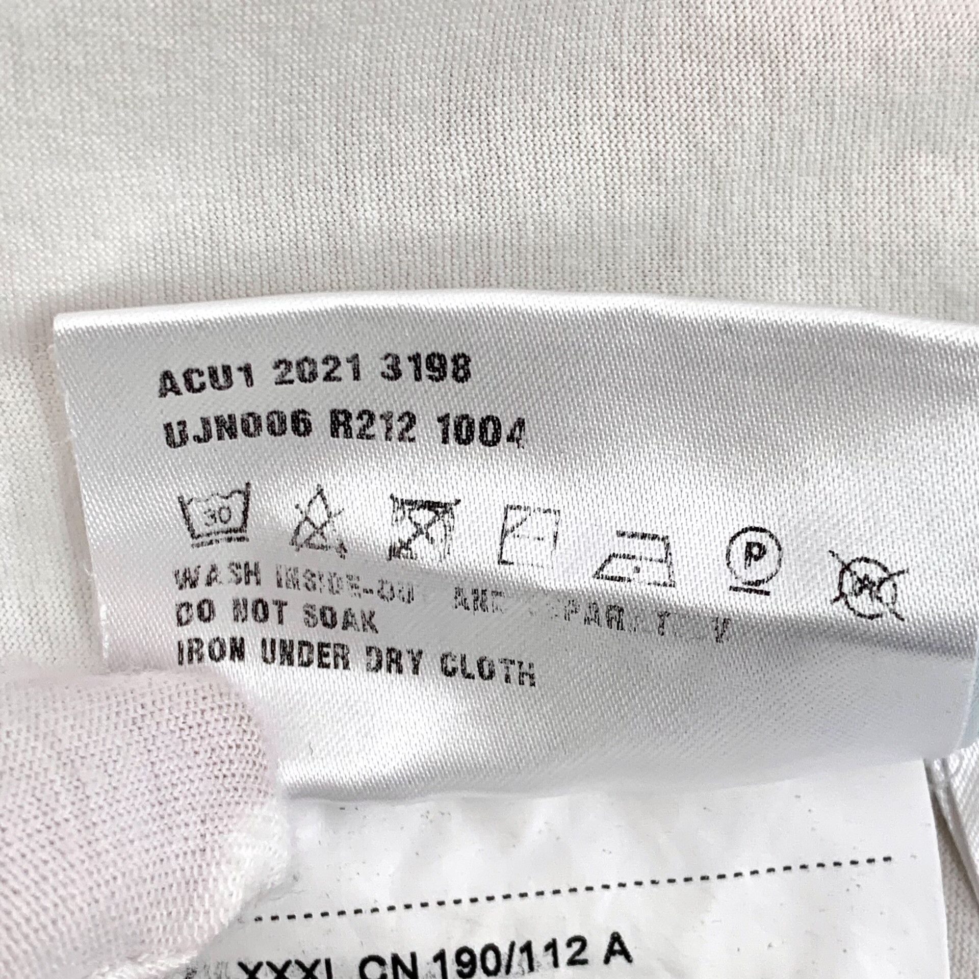 Prada Prada Retro Embroidered White T-Shirt XXXL Men Size US XXL / EU 58 / 5 - 7 Thumbnail