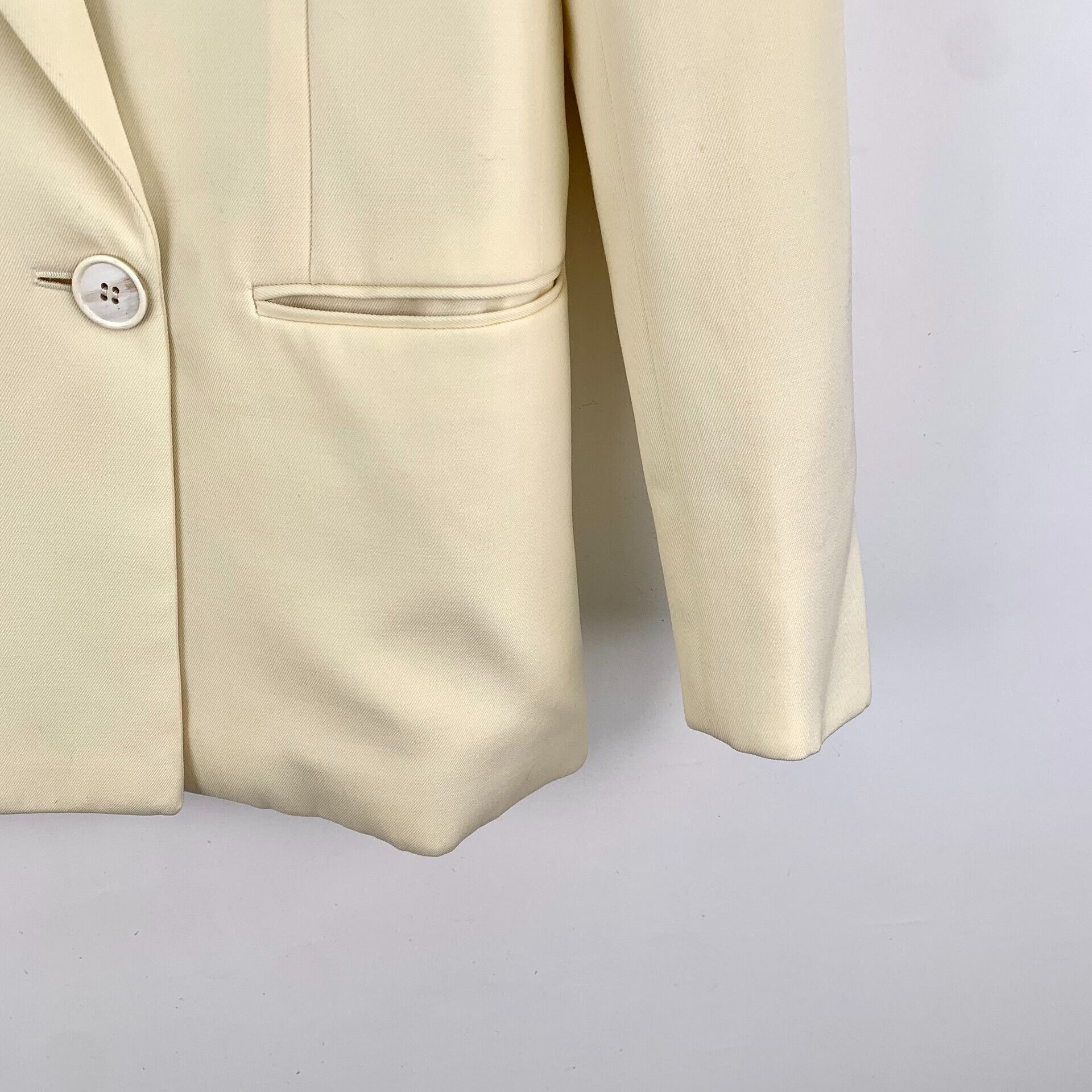 Saint Laurent Paris Saint Laurent Paris Beige Jacket XS Women Size XS / US 0-2 / IT 36-38 - 4 Thumbnail