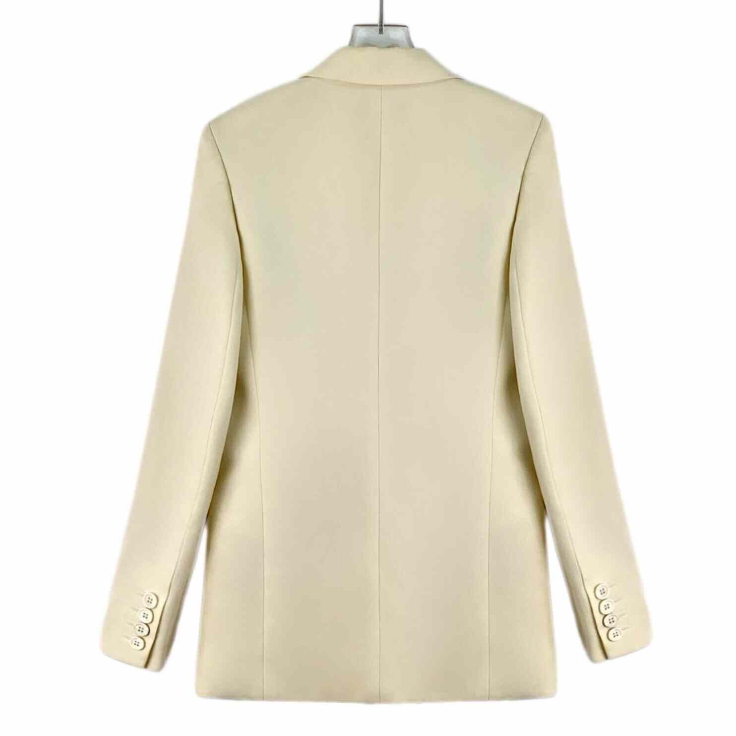 Saint Laurent Paris Saint Laurent Paris Beige Jacket XS Women Size XS / US 0-2 / IT 36-38 - 2 Thumbnail