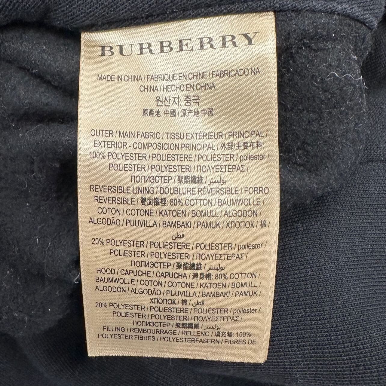 Burberry Burberry Black Down Jacket S Women Size S / US 4 / IT 40 - 8 Thumbnail