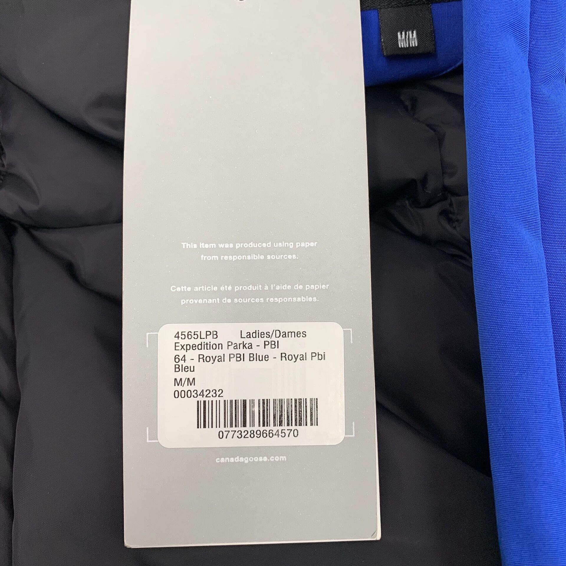 Canada Goose Canada Goose Blue Heavy Coat M Men Size US M / EU 48-50 / 2 - 9 Thumbnail
