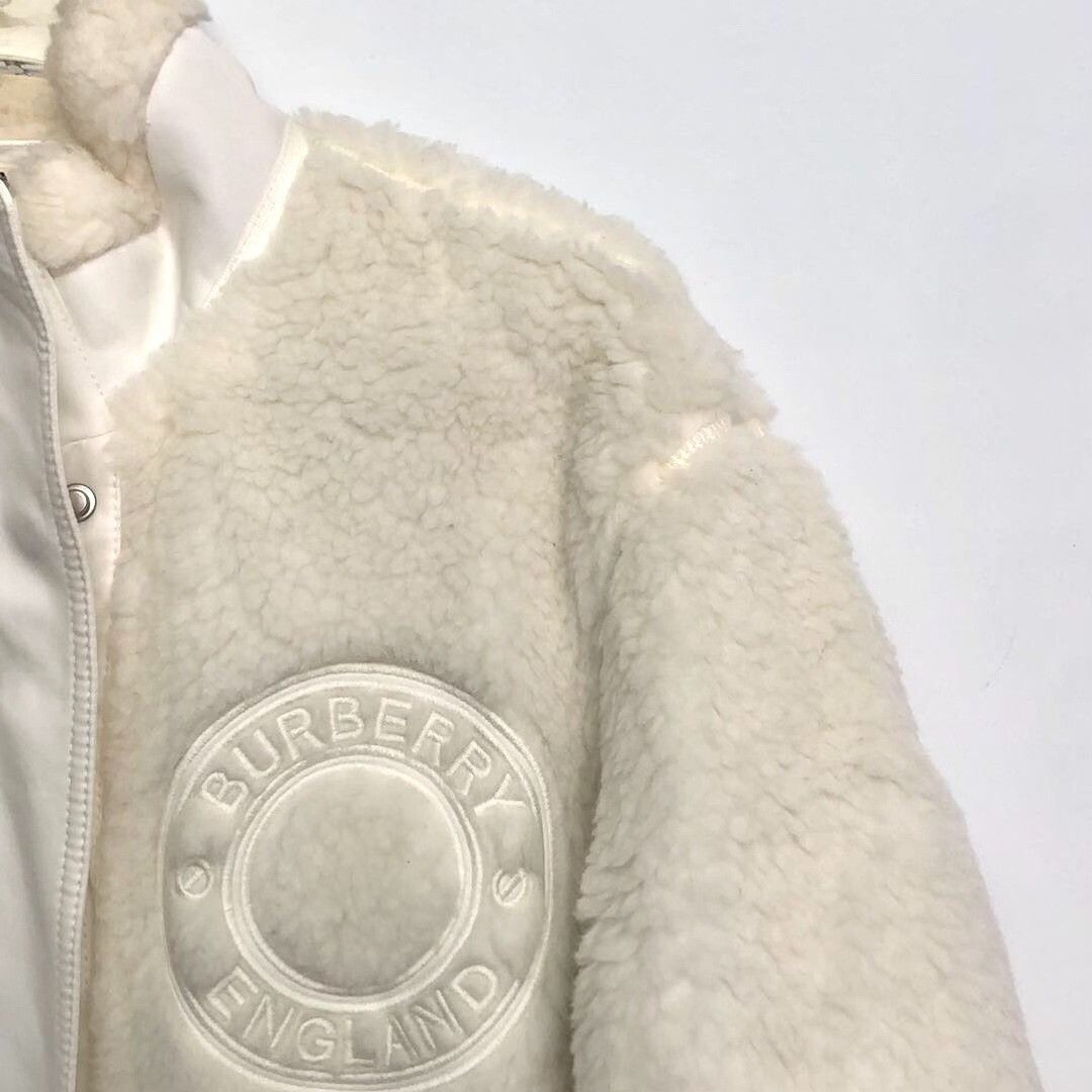 Burberry Burberry Wool Graphic White Jacket M Women Size M / US 6-8 / IT 42-44 - 3 Thumbnail