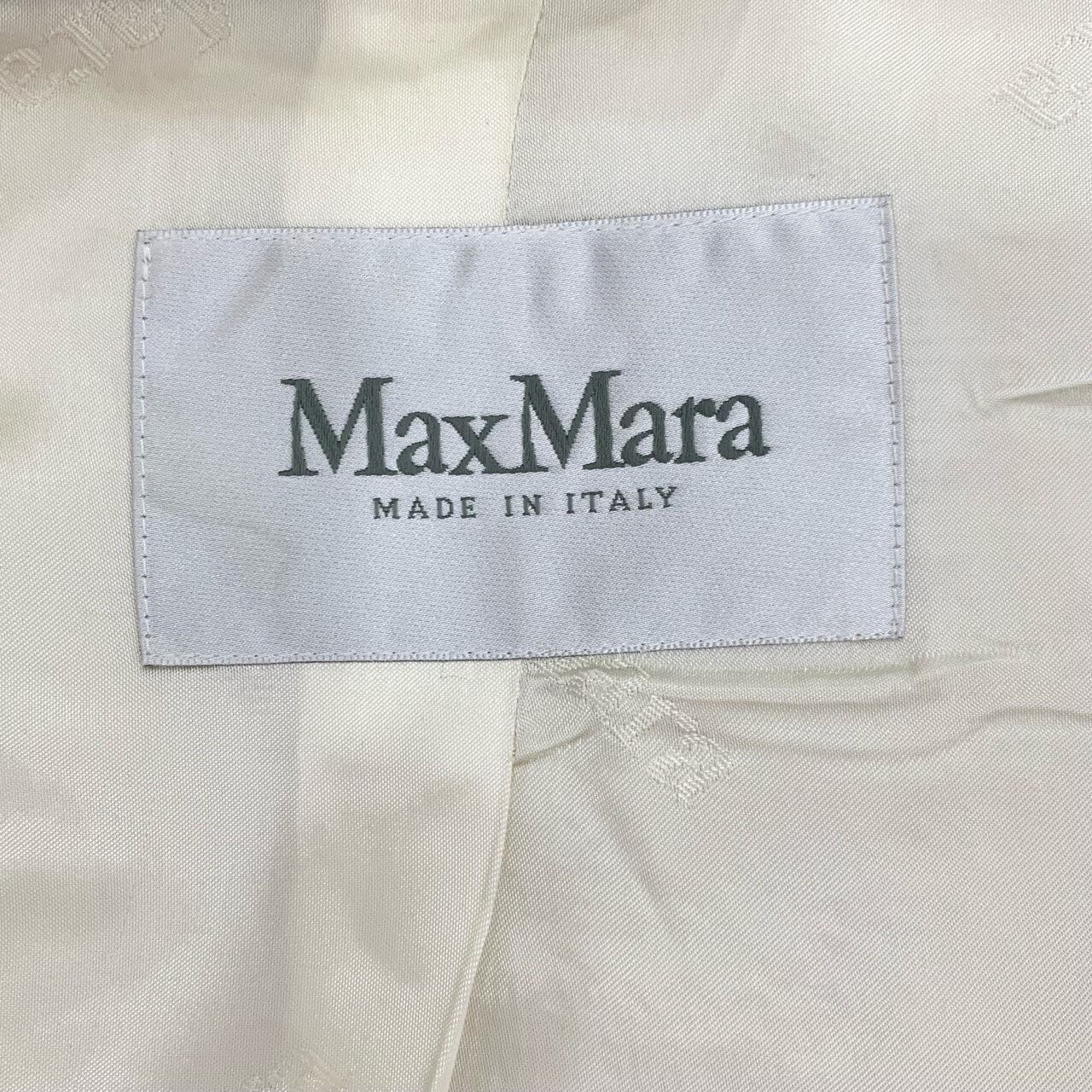 Max Mara Max Mara Wool White Coat S Women Size S / US 4 / IT 40 - 6 Thumbnail