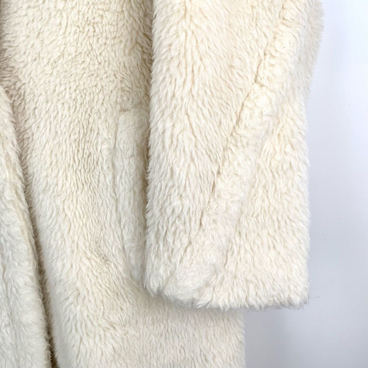 Max Mara Max Mara Wool White Coat S Women Size S / US 4 / IT 40 - 4 Thumbnail
