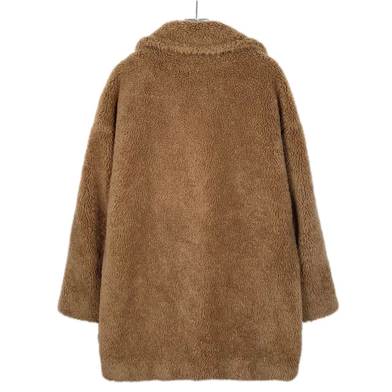 Max Mara Max Mara Wool Brown Coat L Women Size L / US 10 / IT 46 - 2 Thumbnail