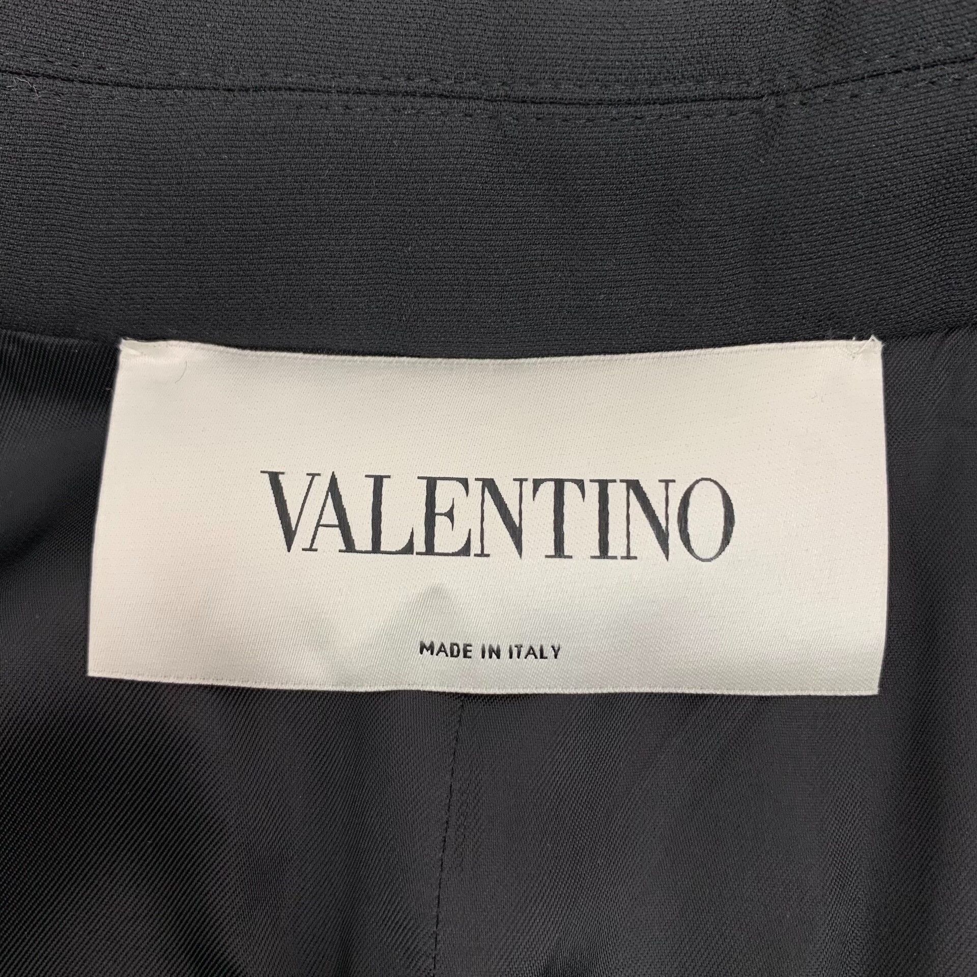 Valentino Valentino Black Jacket L Women Size L / US 10 / IT 46 - 5 Thumbnail