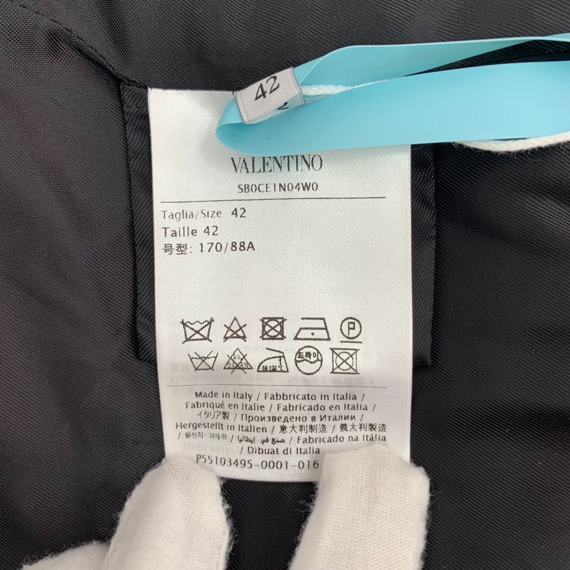 Valentino Valentino Black Jacket L Women Size L / US 10 / IT 46 - 6 Thumbnail