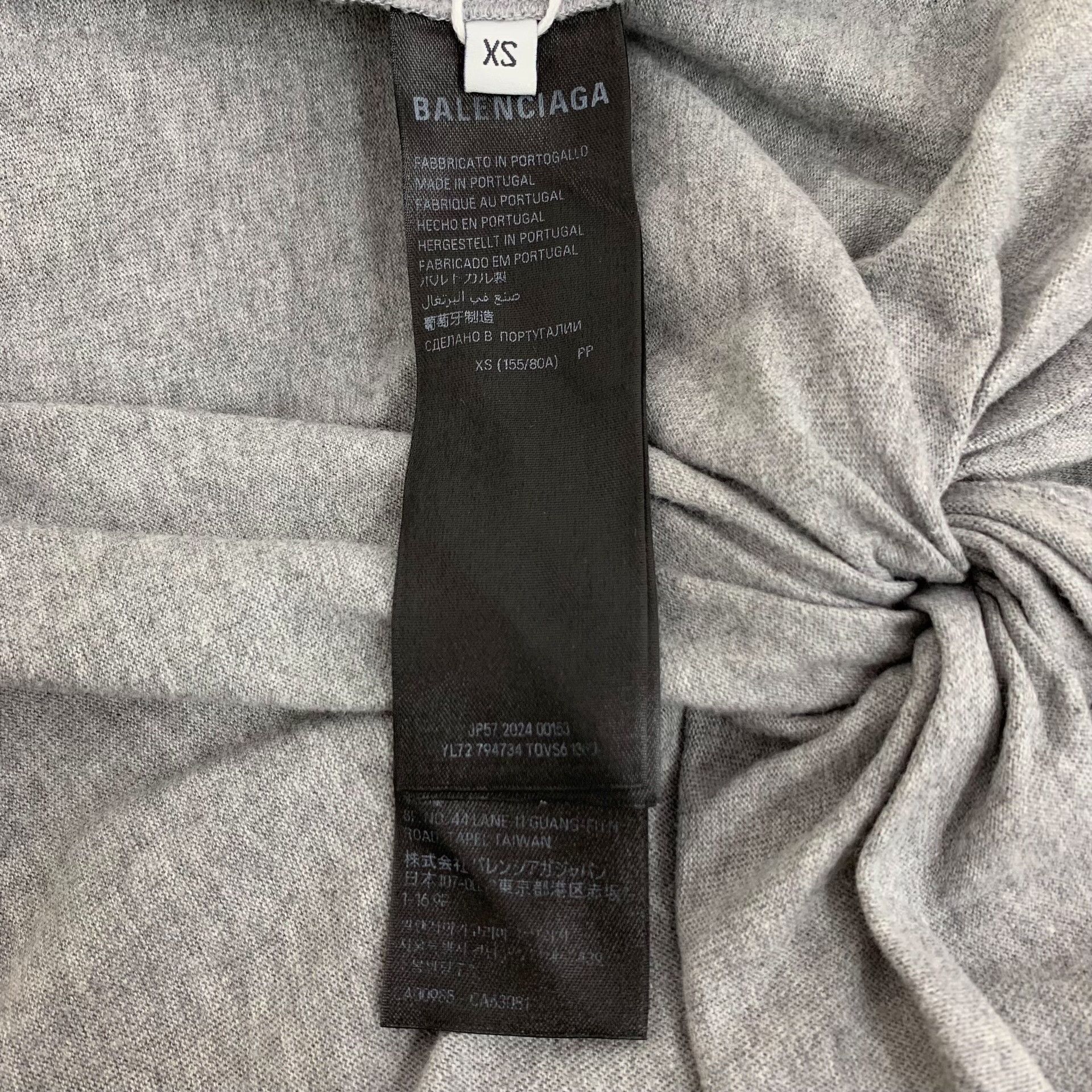 Balenciaga Balenciaga Limited Gray T-Shirt XS Men Size US XS / EU 42 / 0 - 6 Thumbnail