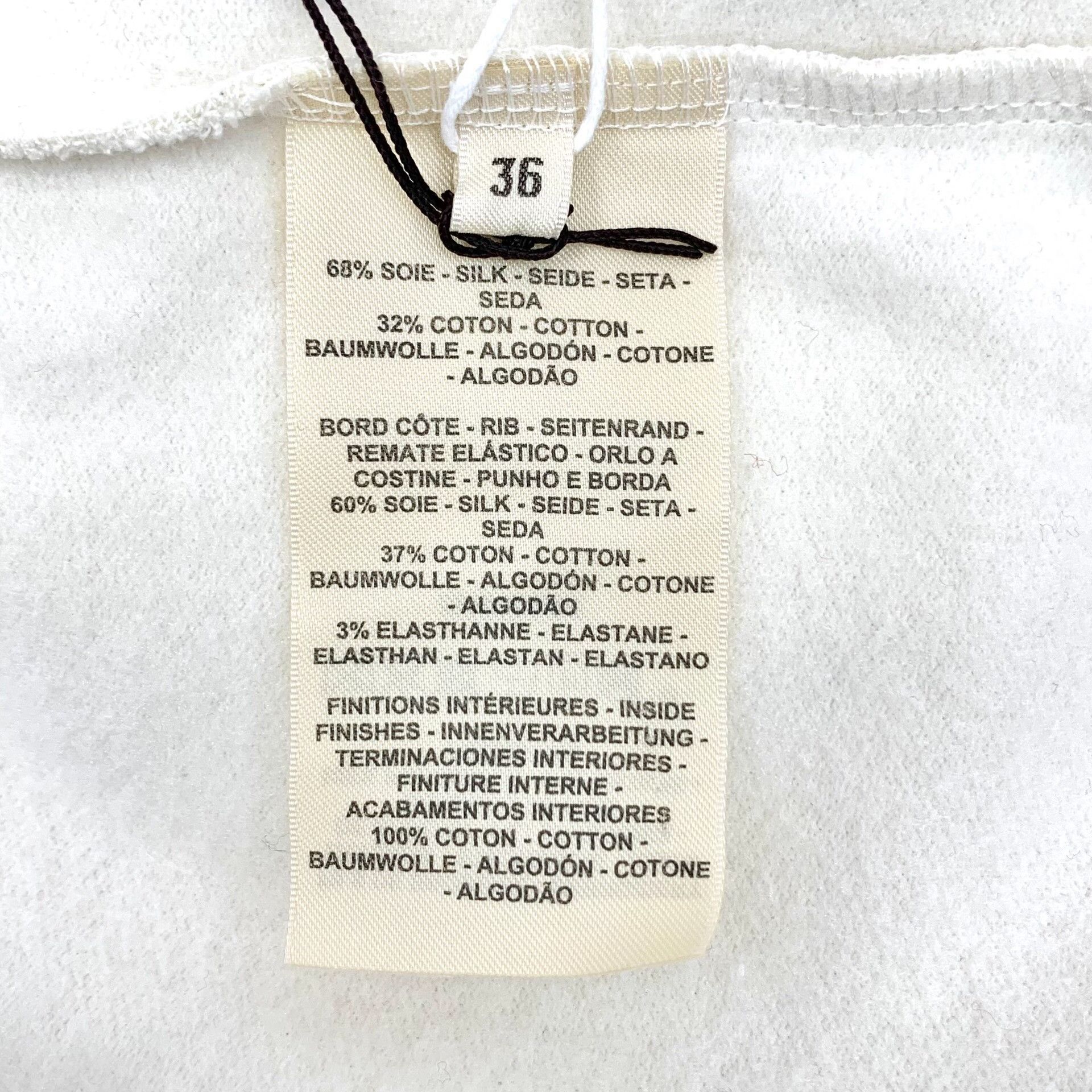 Hermes Hermes Embroidered White Hoodie S Women Size S / US 4 / IT 40 - 8 Thumbnail