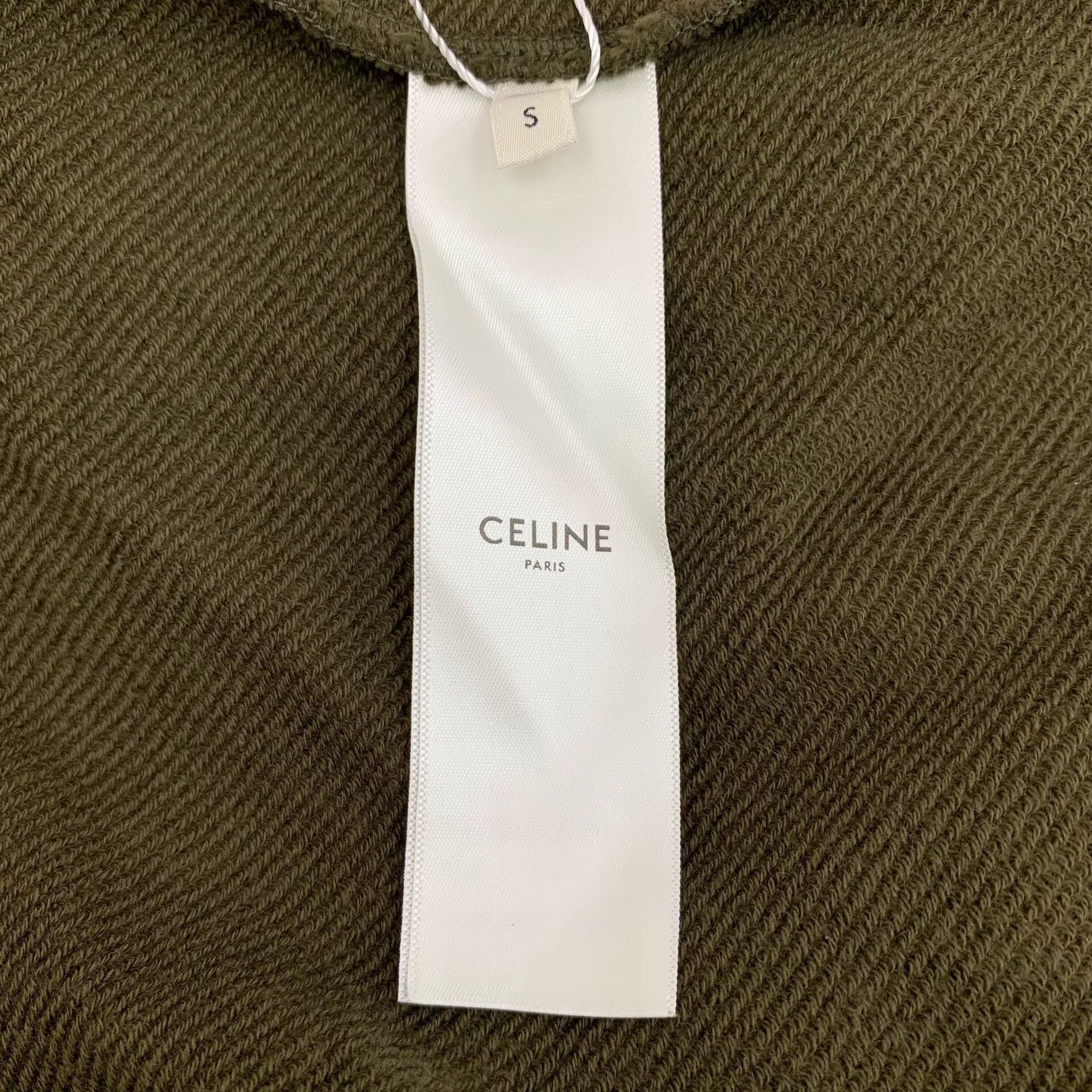 Celine Celine Retro Printed Green Hoodie S Women Size S / US 4 / IT 40 - 6 Thumbnail