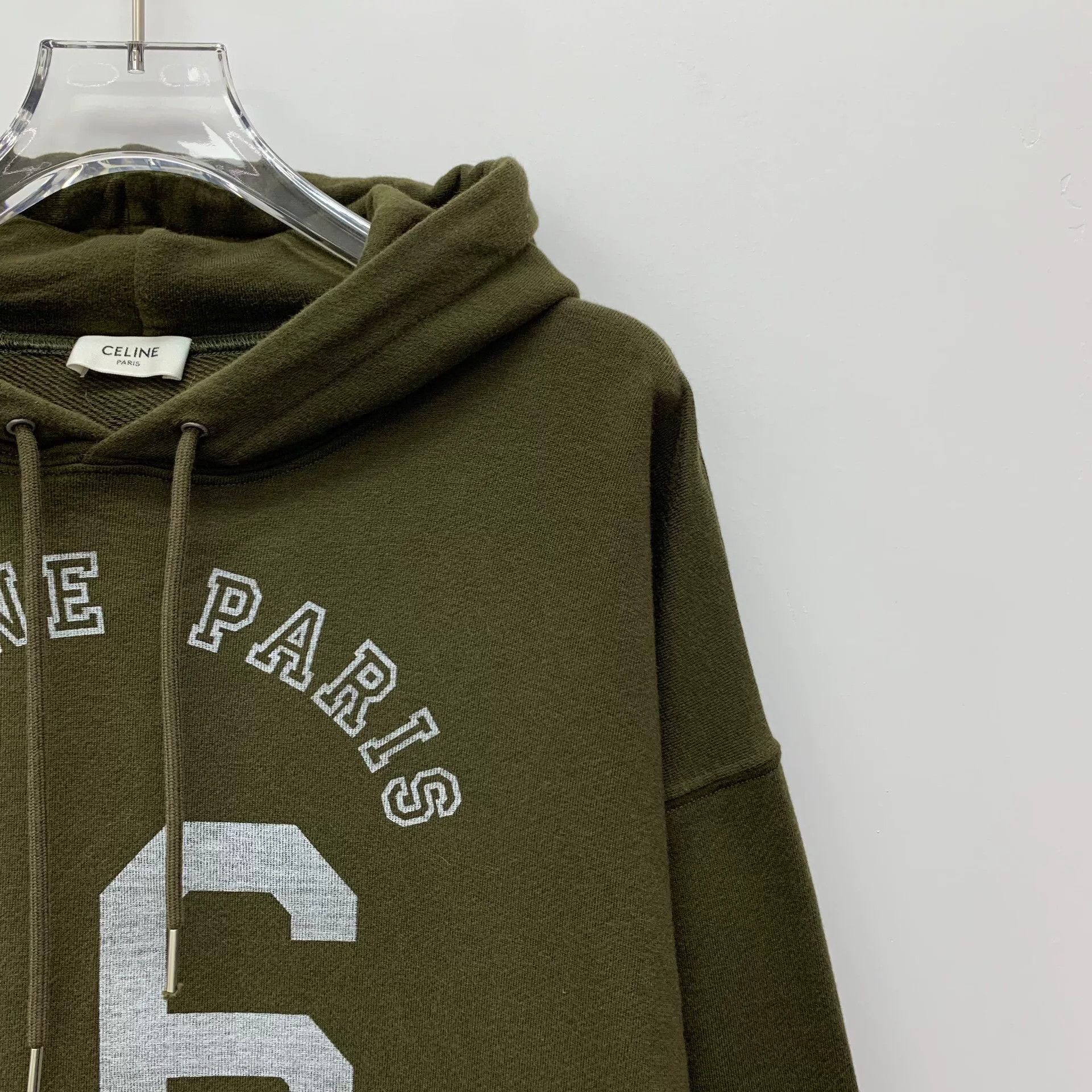 Celine Celine Retro Printed Green Hoodie S Women Size S / US 4 / IT 40 - 3 Thumbnail