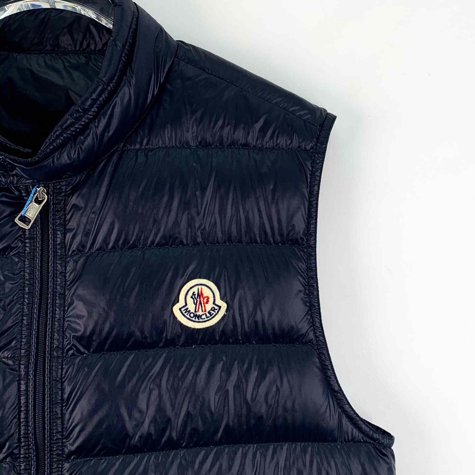 Moncler Moncler Blue Vest M Men Size US M / EU 48-50 / 2 - 3 Thumbnail