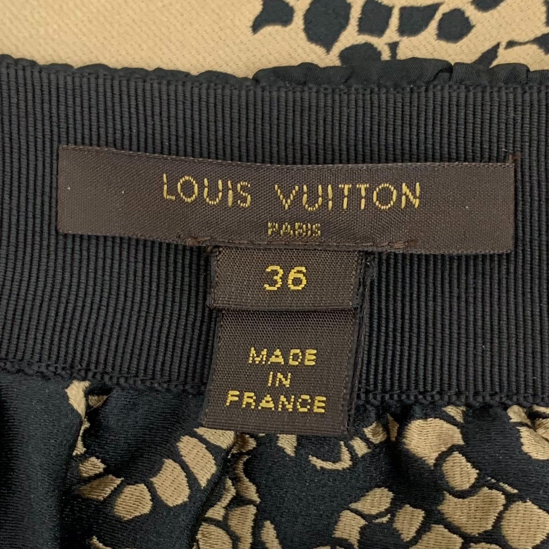 Louis Vuitton Louis Vuitton Brown Skirt XS Women Size 24" / US 00 / IT 34 - 5 Thumbnail