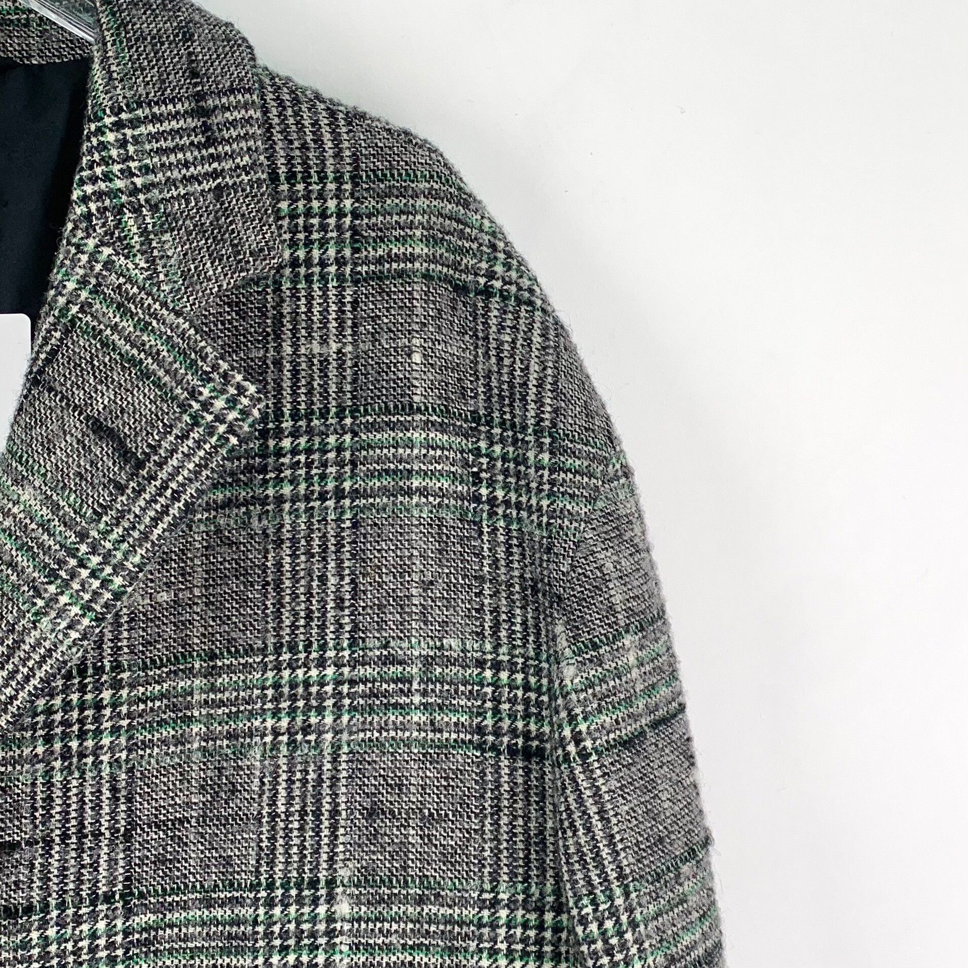 Versace Versace Wool Plaid Gray Hoodie L Men Size US L / EU 52-54 / 3 - 3 Thumbnail