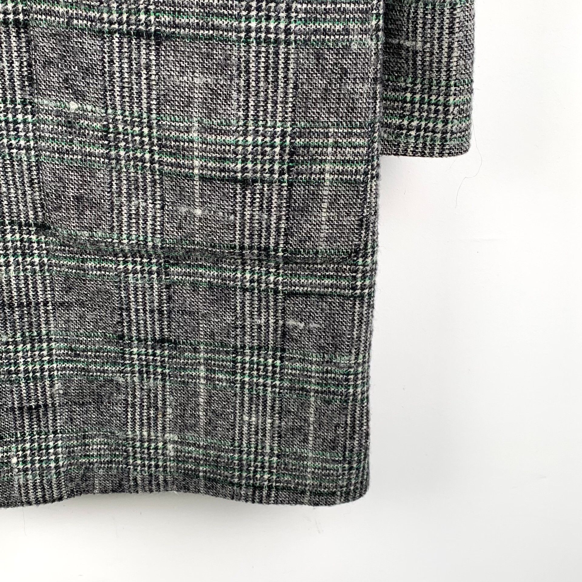 Versace Versace Wool Plaid Gray Hoodie L Men Size US L / EU 52-54 / 3 - 4 Thumbnail