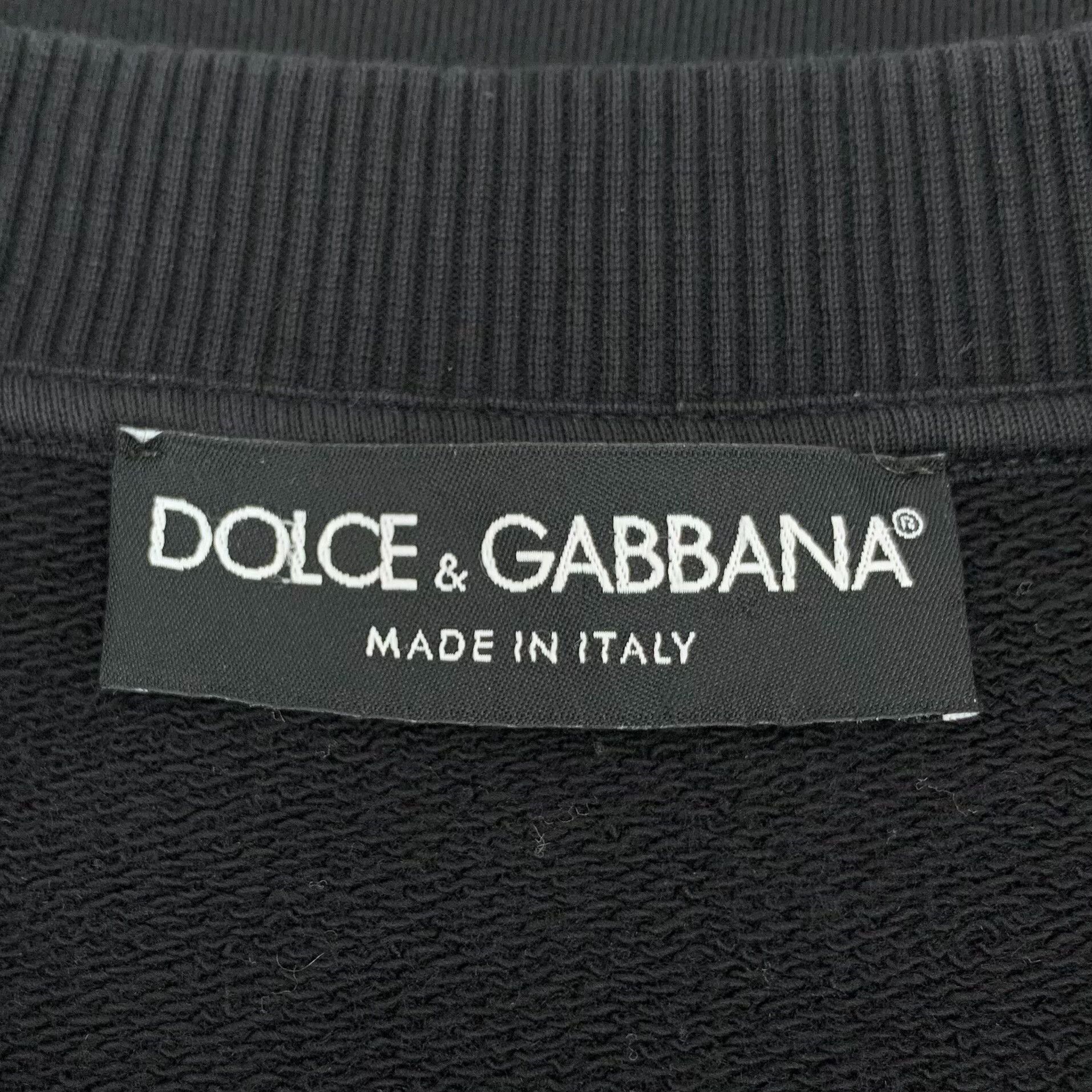 Dolce & Gabbana Dolce & Gabbana Black Hoodie L Women Size L / US 10 / IT 46 - 5 Thumbnail
