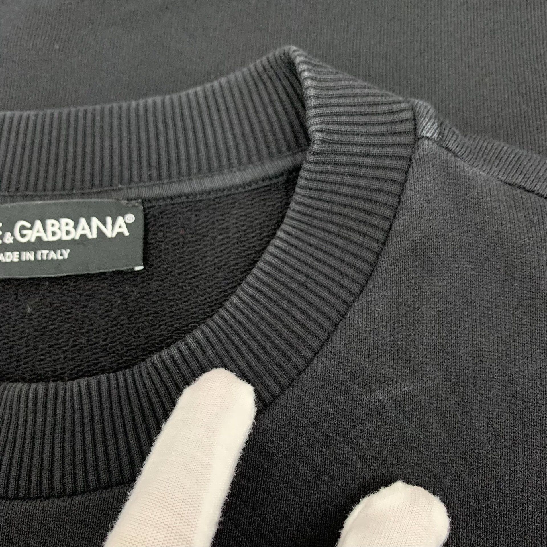 Dolce & Gabbana Dolce & Gabbana Black Hoodie L Women Size L / US 10 / IT 46 - 8 Thumbnail