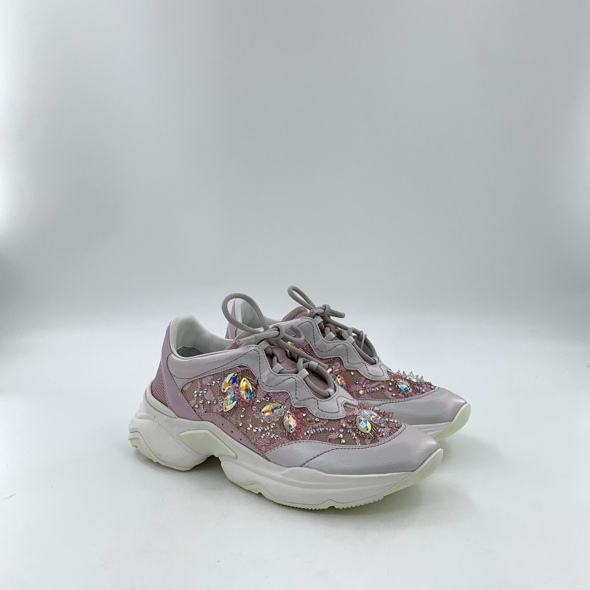 Moncler Moncler Leather Multi Lowtop Sneakers 35 Women Size US 5 / IT 35 - 2 Thumbnail