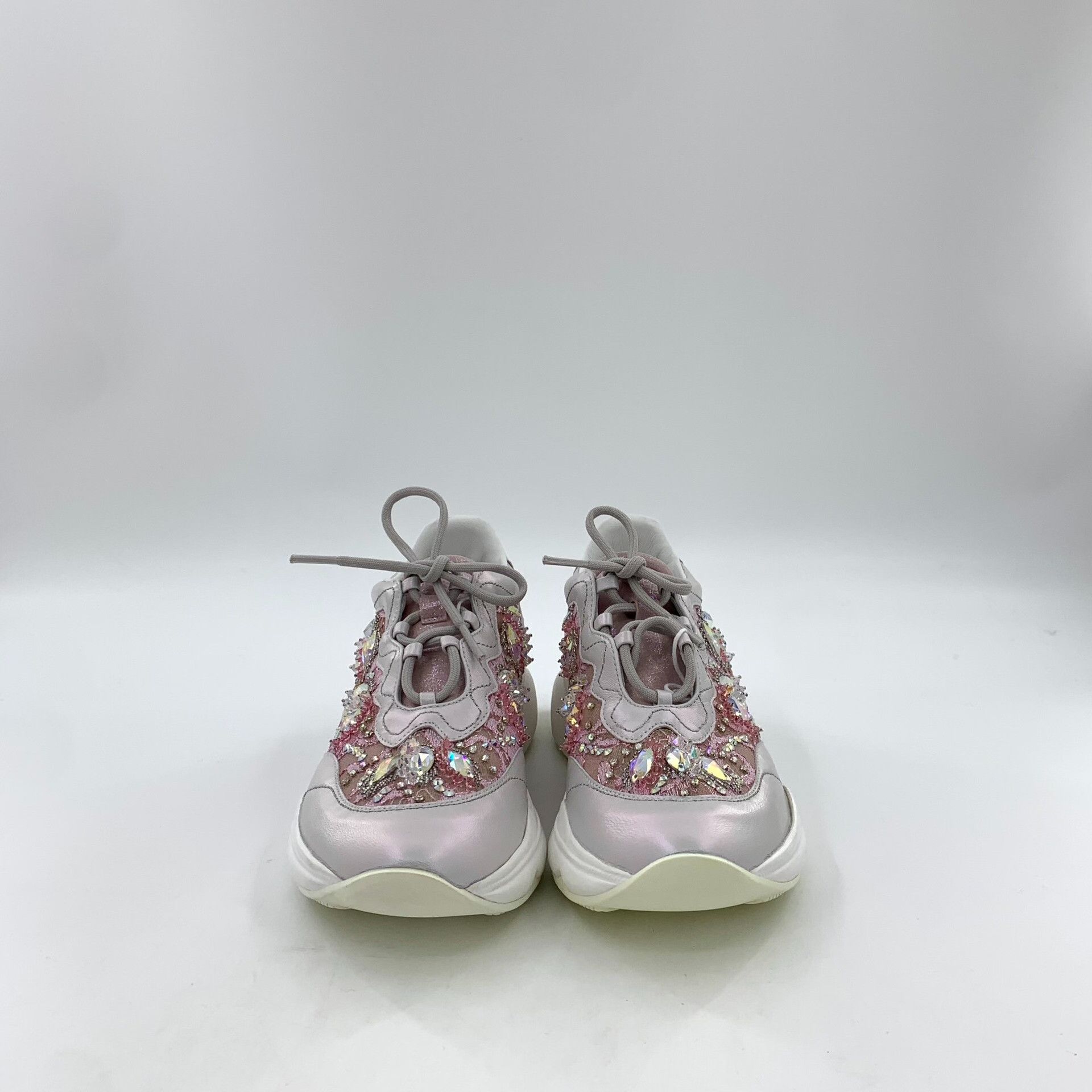 Moncler Moncler Leather Multi Lowtop Sneakers 35 Women Size US 5 / IT 35 - 3 Thumbnail
