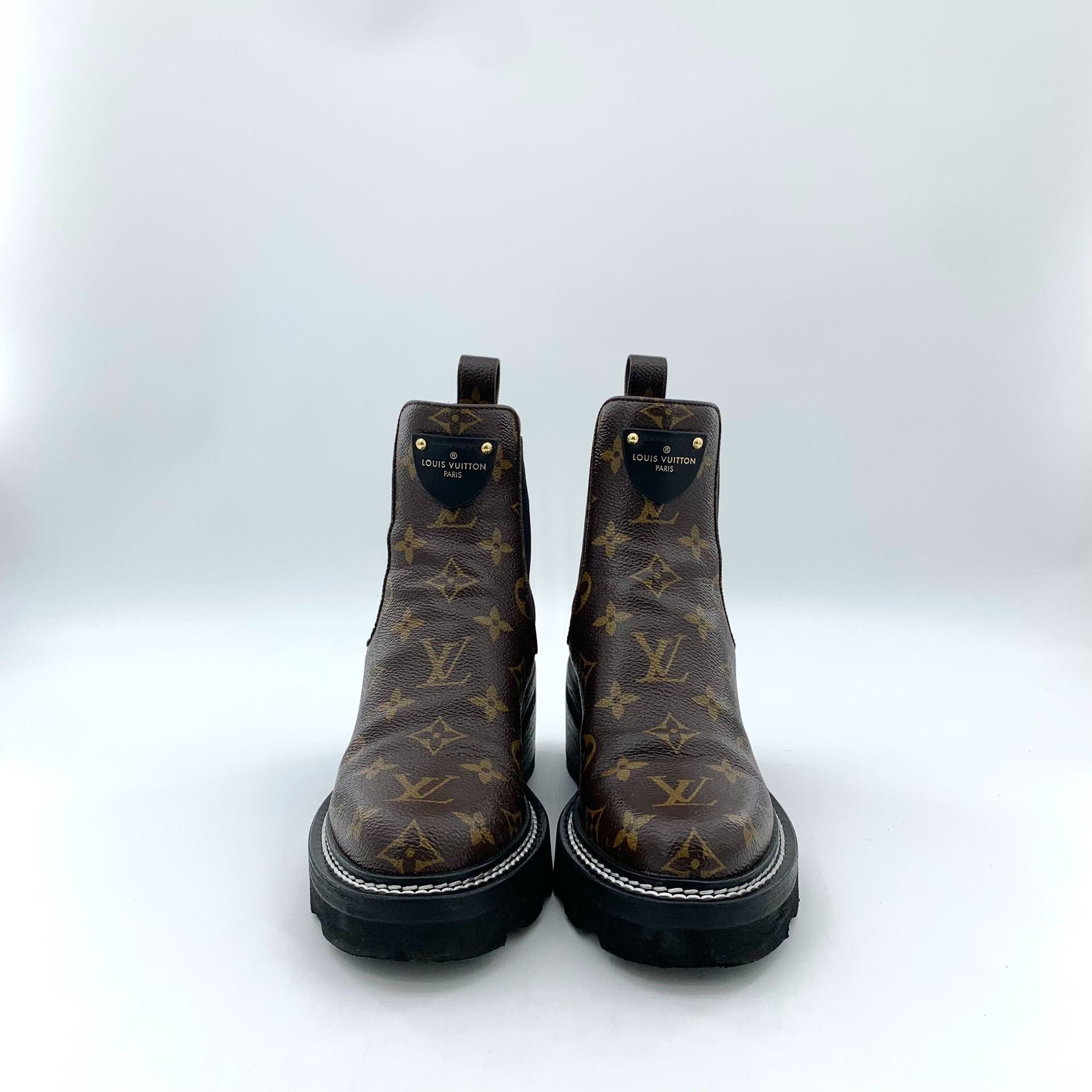 Louis Vuitton Louis Vuitton Brown Boots 34 Women Size US 4 / IT 34 - 3 Thumbnail