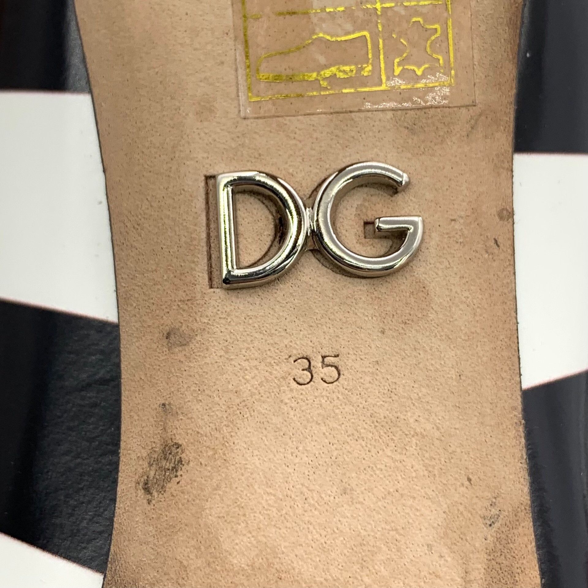 Dolce & Gabbana Dolce & Gabbana Black Lowtop Sneakers 35 Women Size US 5 / IT 35 - 6 Thumbnail