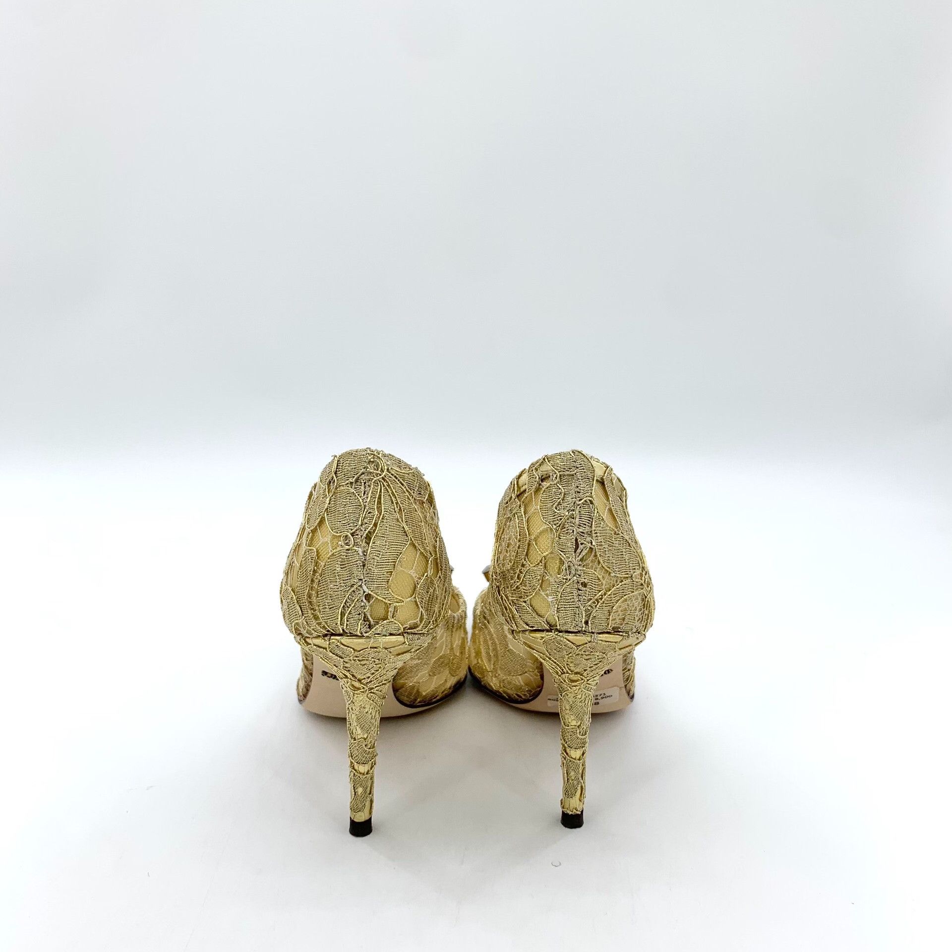 Dolce & Gabbana Dolce & Gabbana Gold Lowtop Sneakers 35 Women Size US 5 / IT 35 - 4 Thumbnail