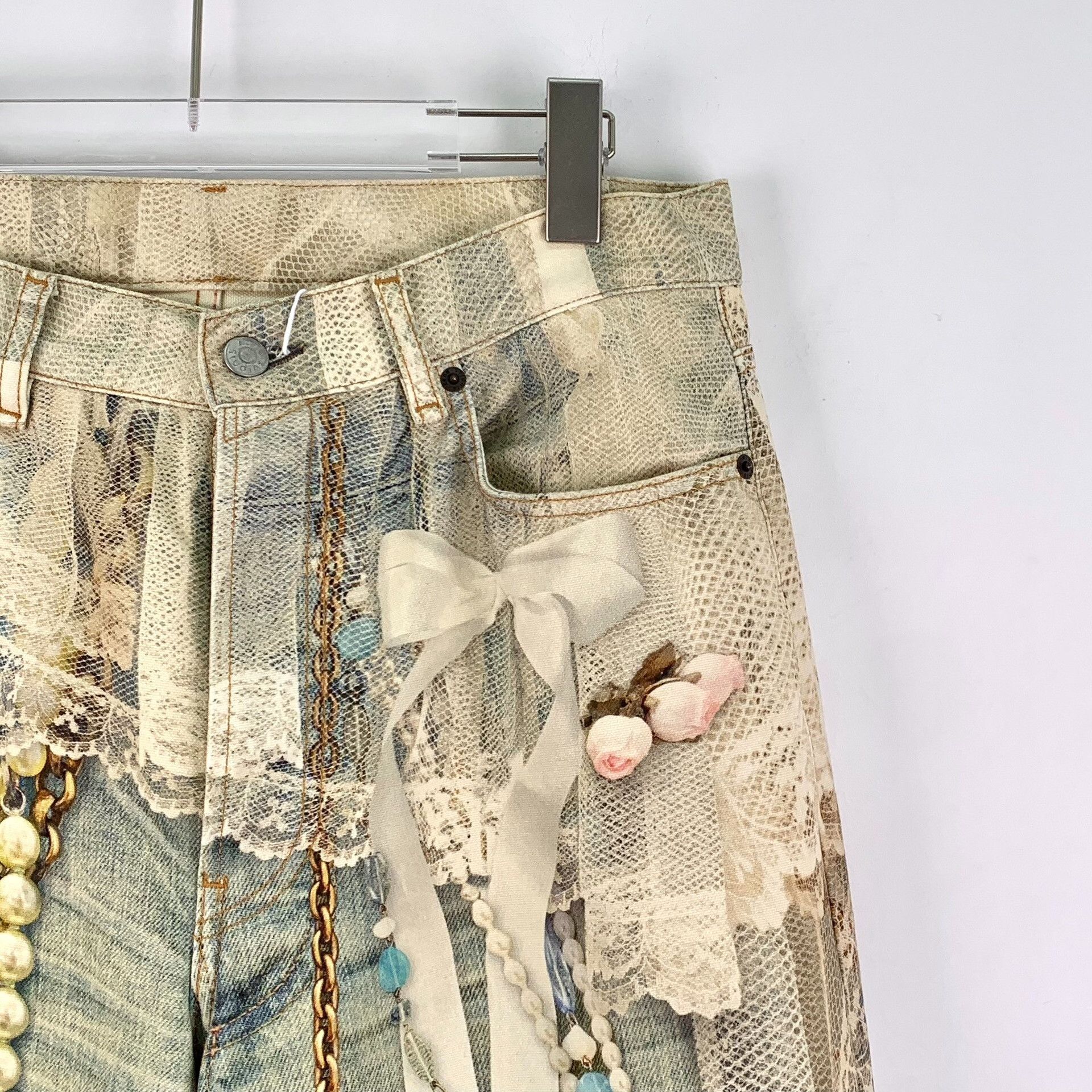 Acne Studios Acne Studios Tie-Dye Gradient Blue Jeans M Women Size 28" / US 6 / IT 42 - 3 Thumbnail