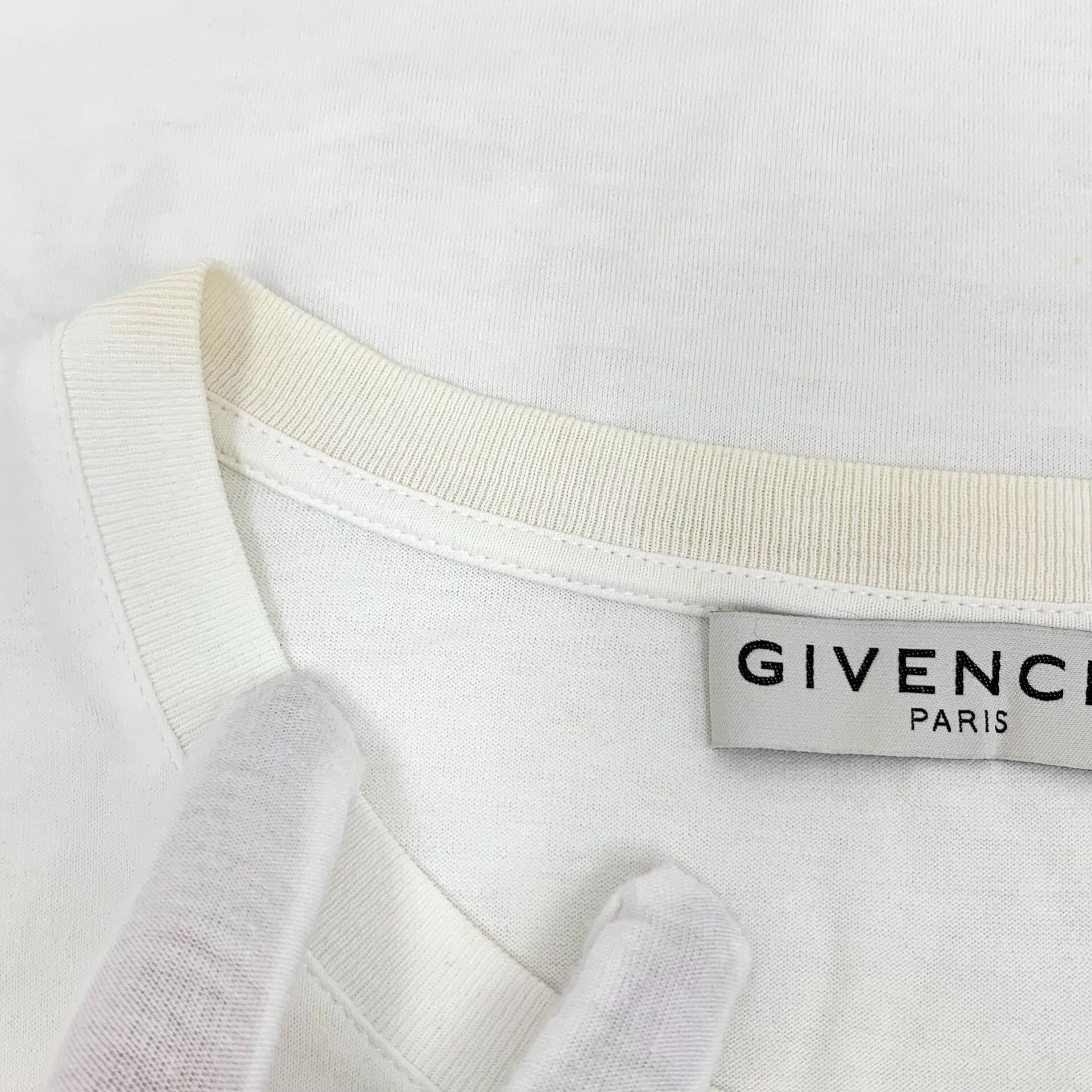 Givenchy Givenchy Cotton Printed White T-Shirt S Men Size US S / EU 44-46 / 1 - 7 Thumbnail
