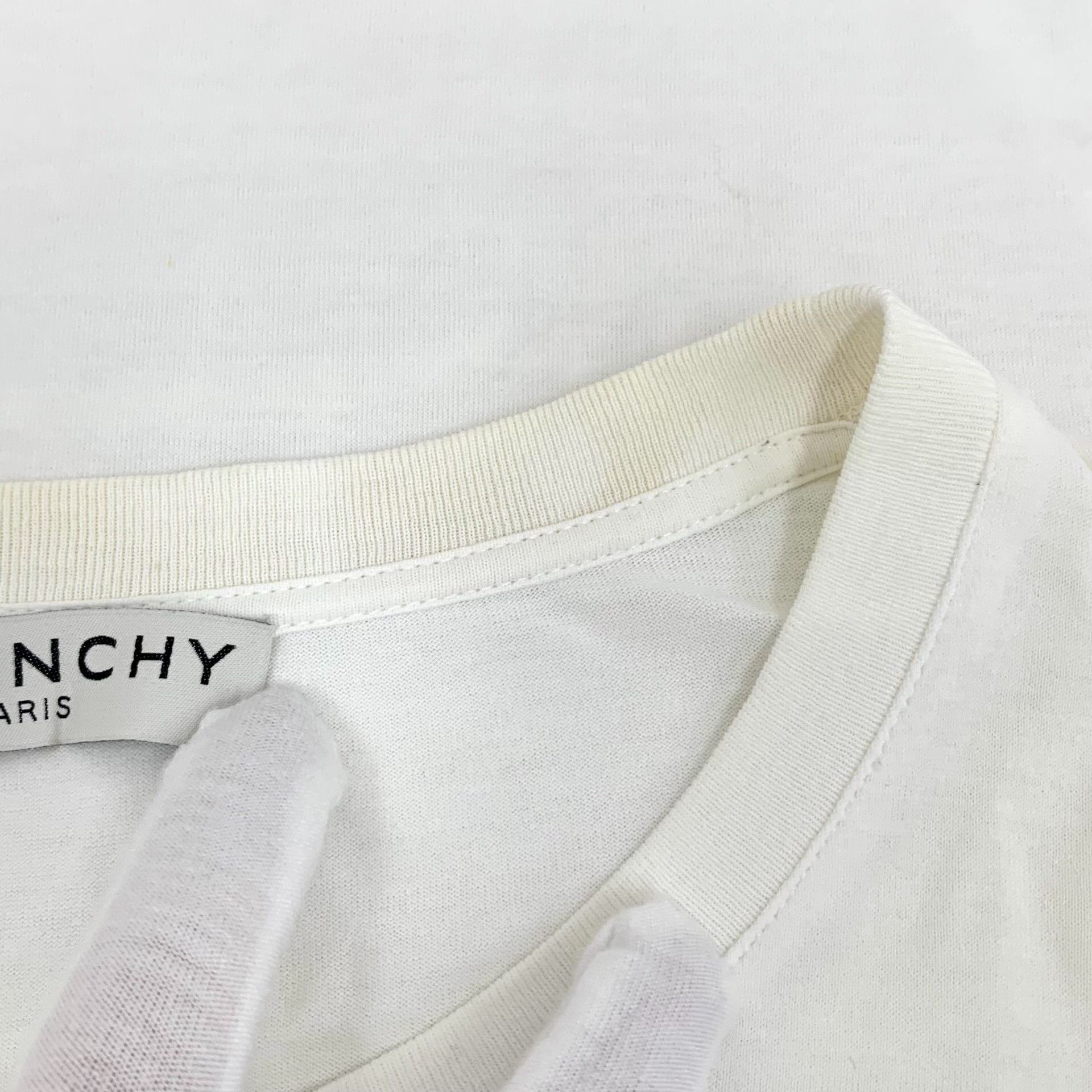 Givenchy Givenchy Cotton Printed White T-Shirt S Men Size US S / EU 44-46 / 1 - 8 Thumbnail