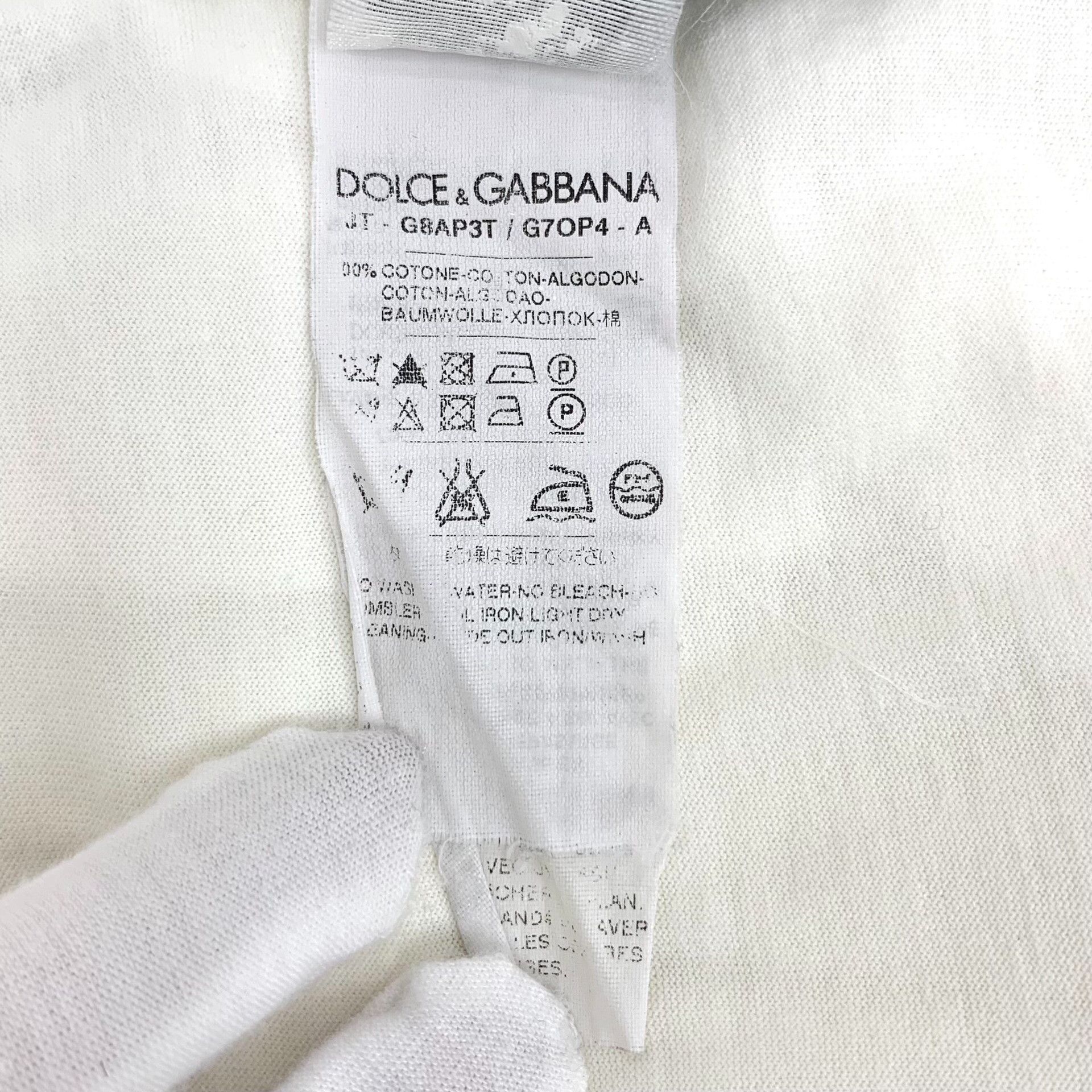 Dolce & Gabbana Dolce & Gabbana White T-Shirt S Women Size S / US 4 / IT 40 - 7 Thumbnail